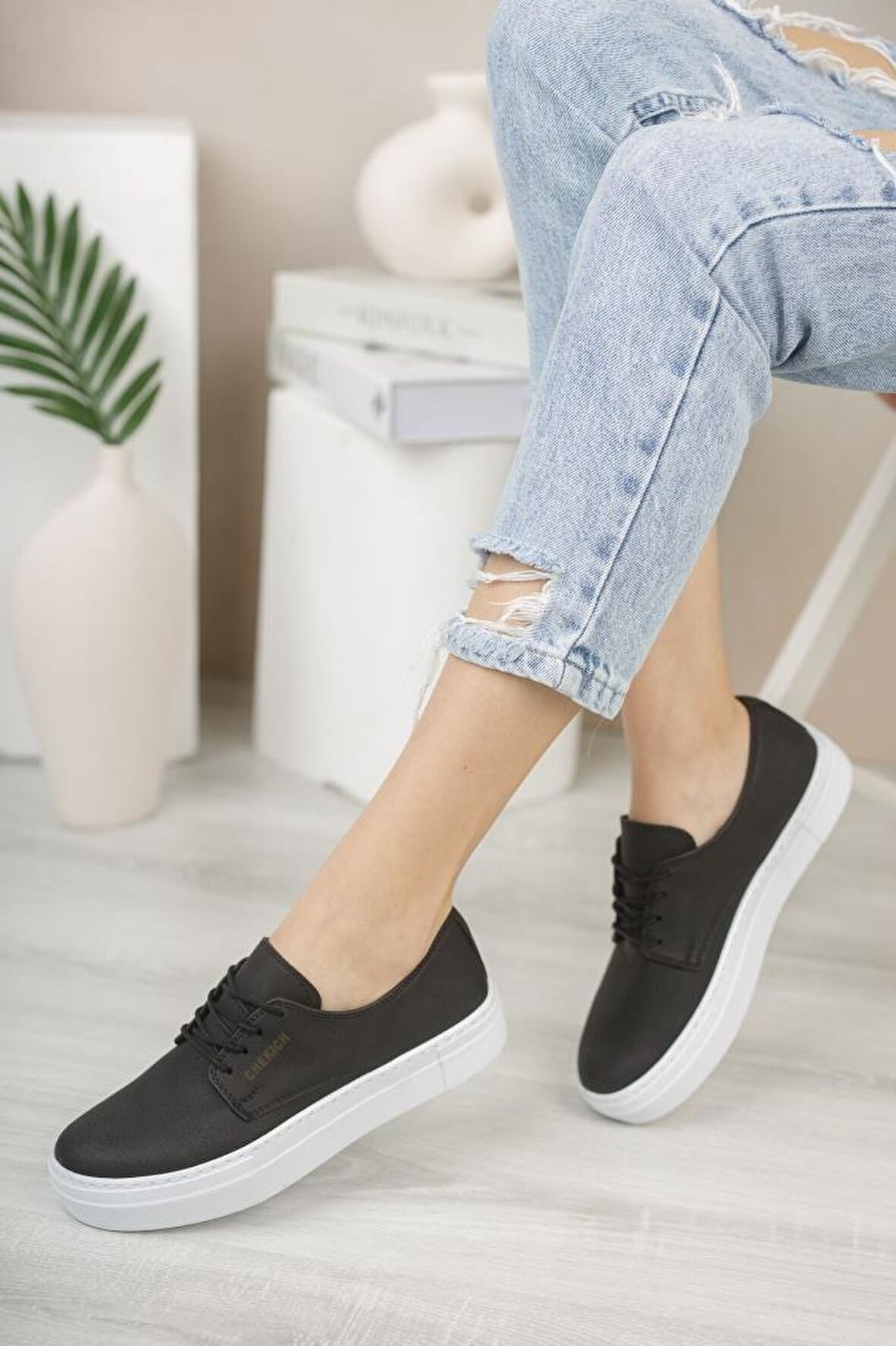 Chekich CH005 BT Kadın Ayakkabı SIYAH