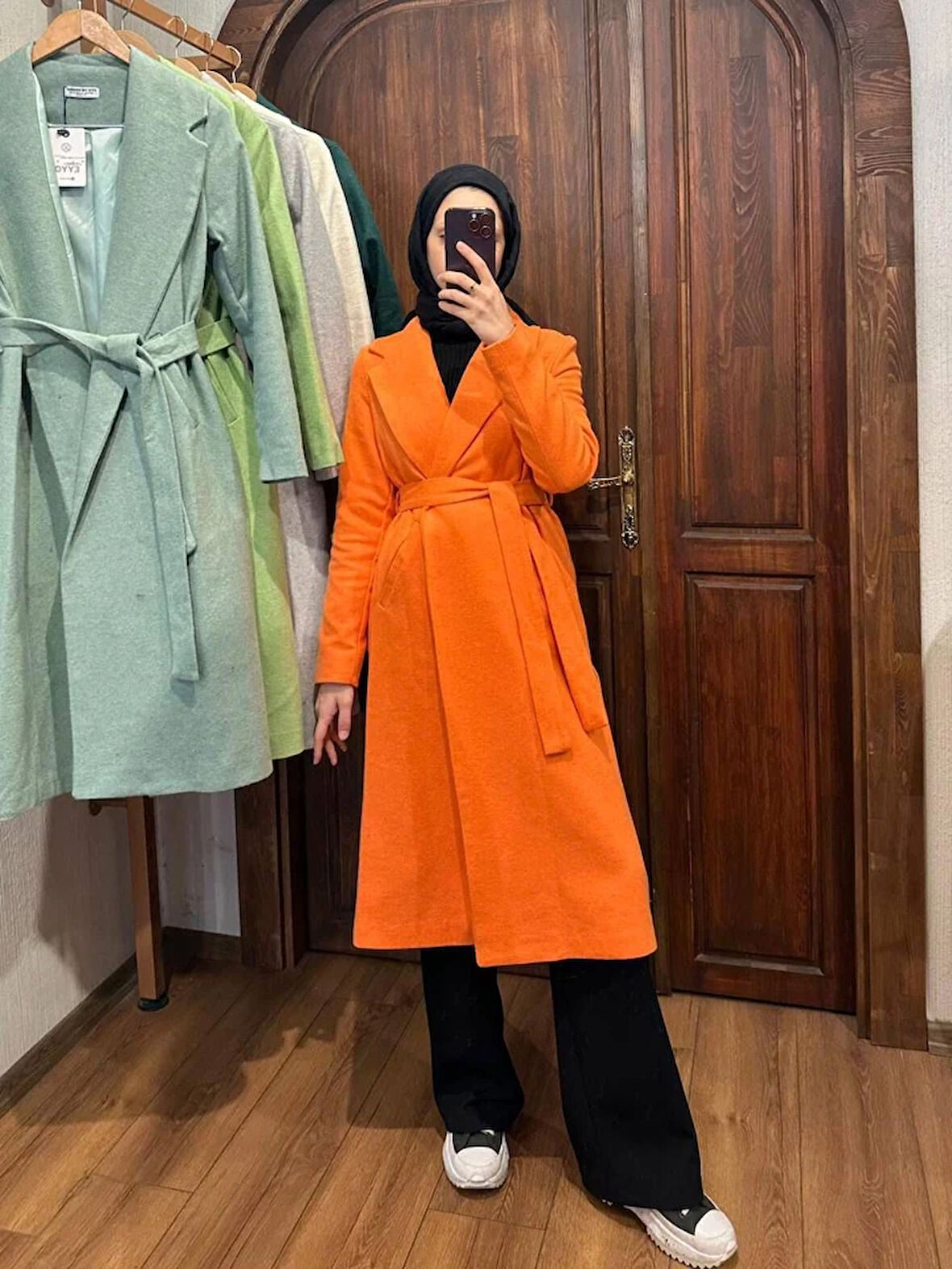 Zena Uzun Kaşe Kaban TNS-4116