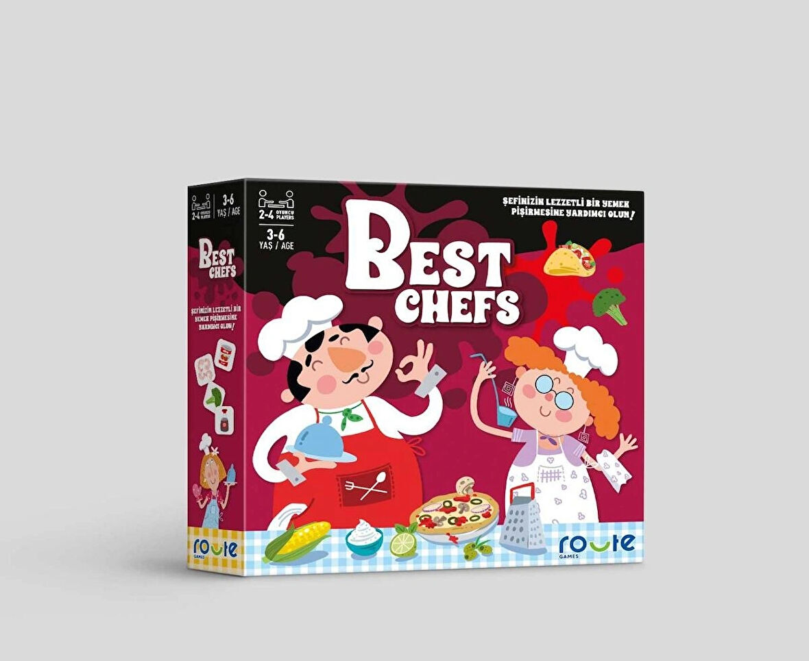 Eğitici Çocuk Kutu Oyunu Best Chef - En İyi Şefler