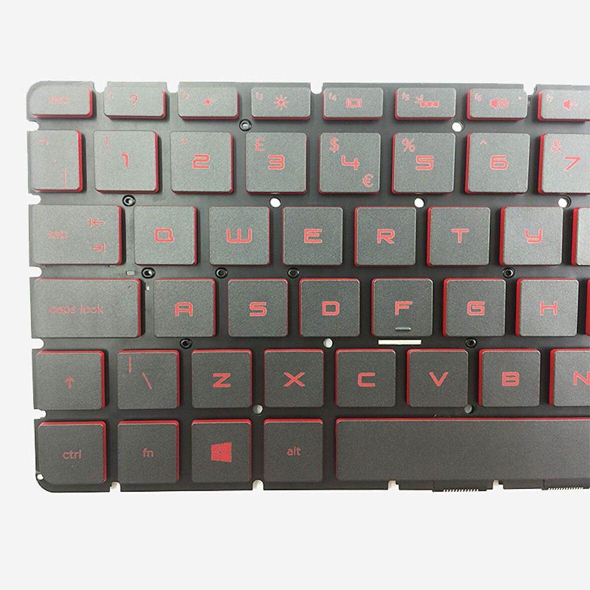 Hp Pavilion Gaming 15-ak000 Touch Klavye Siyah Türkçe Işıklı Kırmızı Tuş