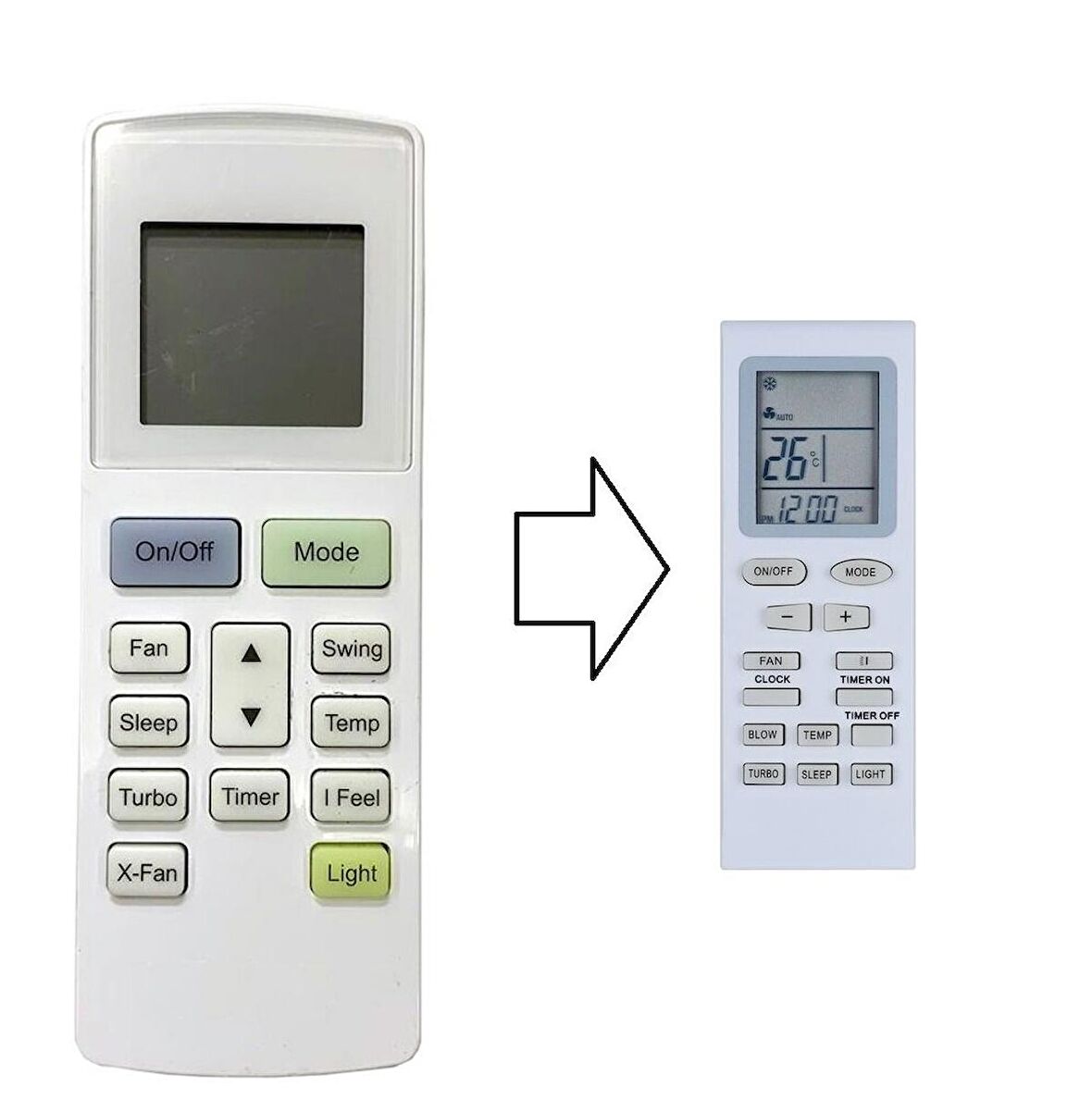 GREE Eşdeğer Klima Kumandası