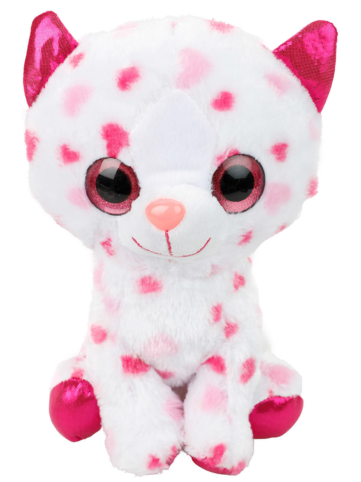 Halley Oyuncak Peluş Hayvalar Kedi 25 cm Pembe