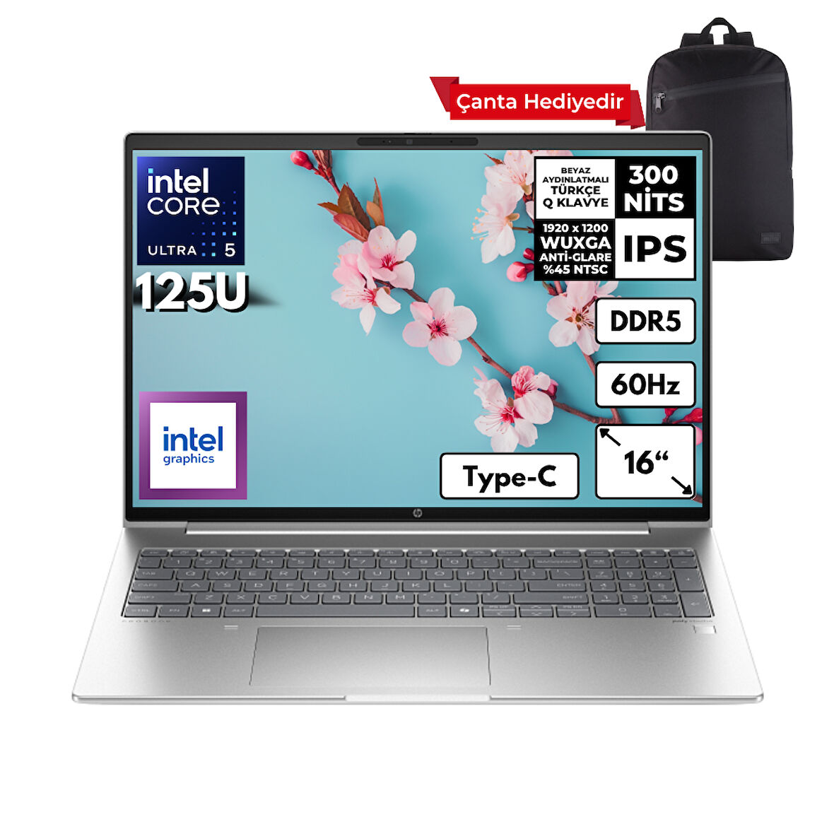 HP ProBook 460 G11 Ultra 5-125U 16-GBDDR5 512 GBSSD Intel Graphics 16" WUXGA Windows 11 Home A23BKEAHMF56