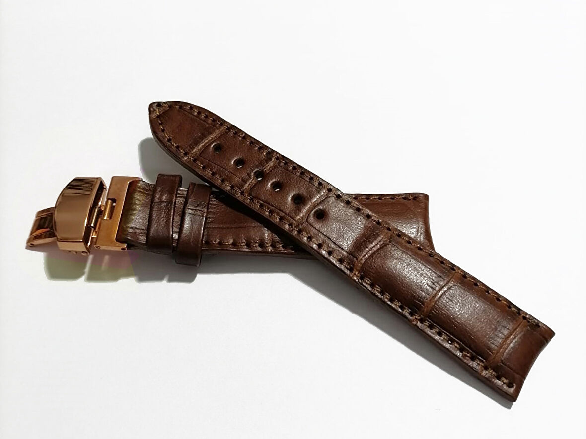 Fado &Hertür Saate &Uygun  Kelebek  Toka 20 mm  kahve    Kordon(172)   rose toka