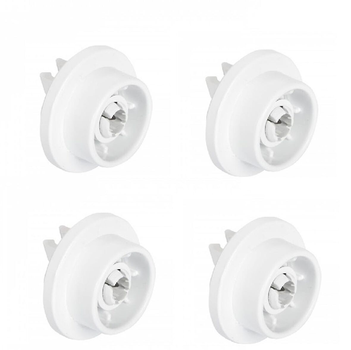 Beko Bulaşık Makinesi Alt Sepet Teker  Alt Sepet Tekeri 4 Adet Beyaz Renk