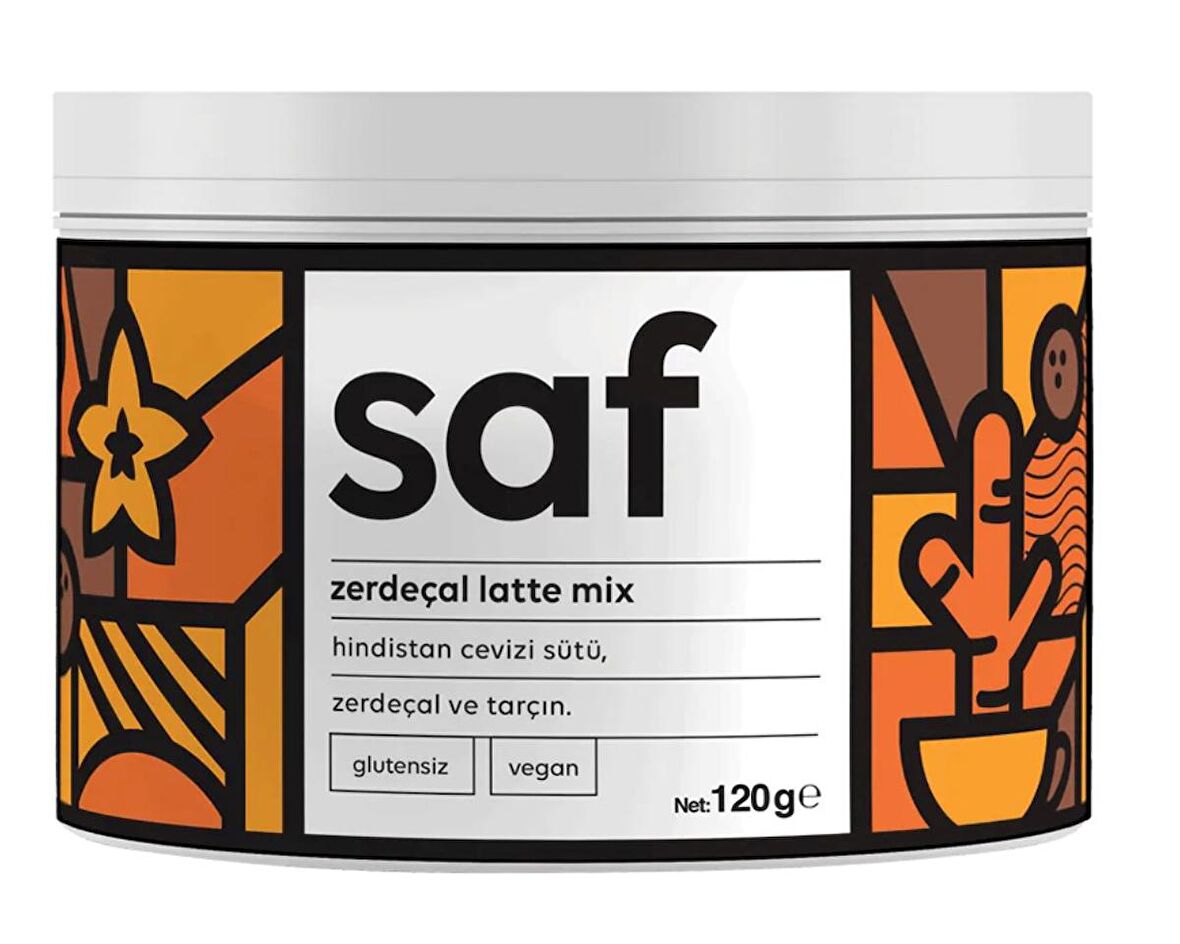 Saf Zerdeçal Latte Mix 120gr