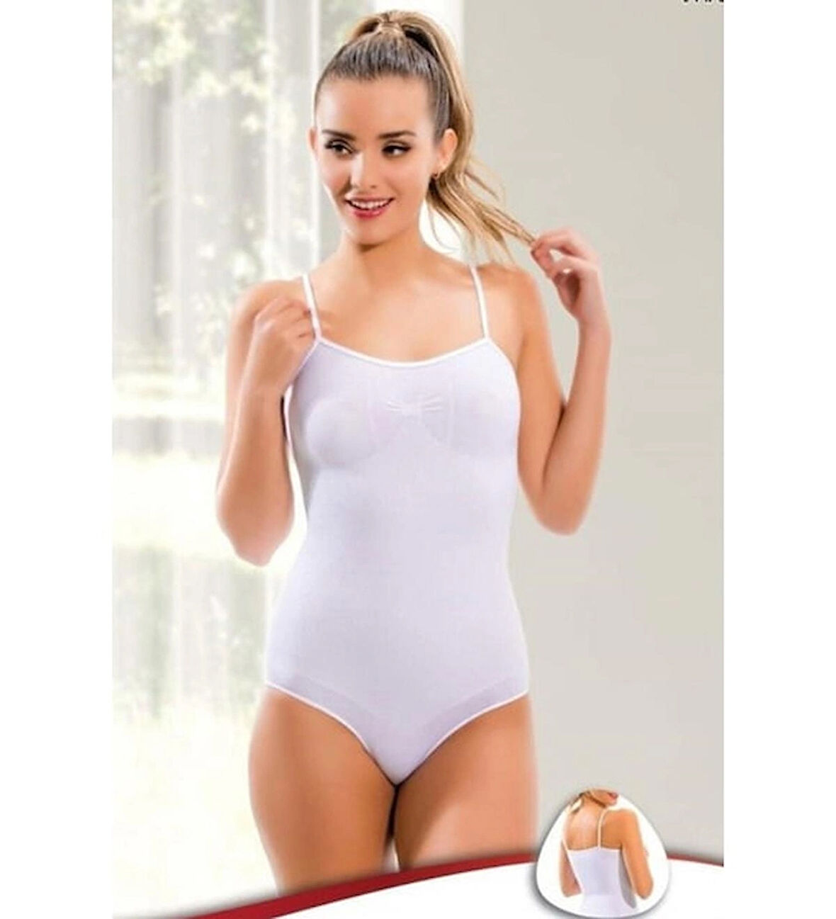 Göğüs Bel Basen Toparlayıcı Alttan Çıtçıtlı Zıbın