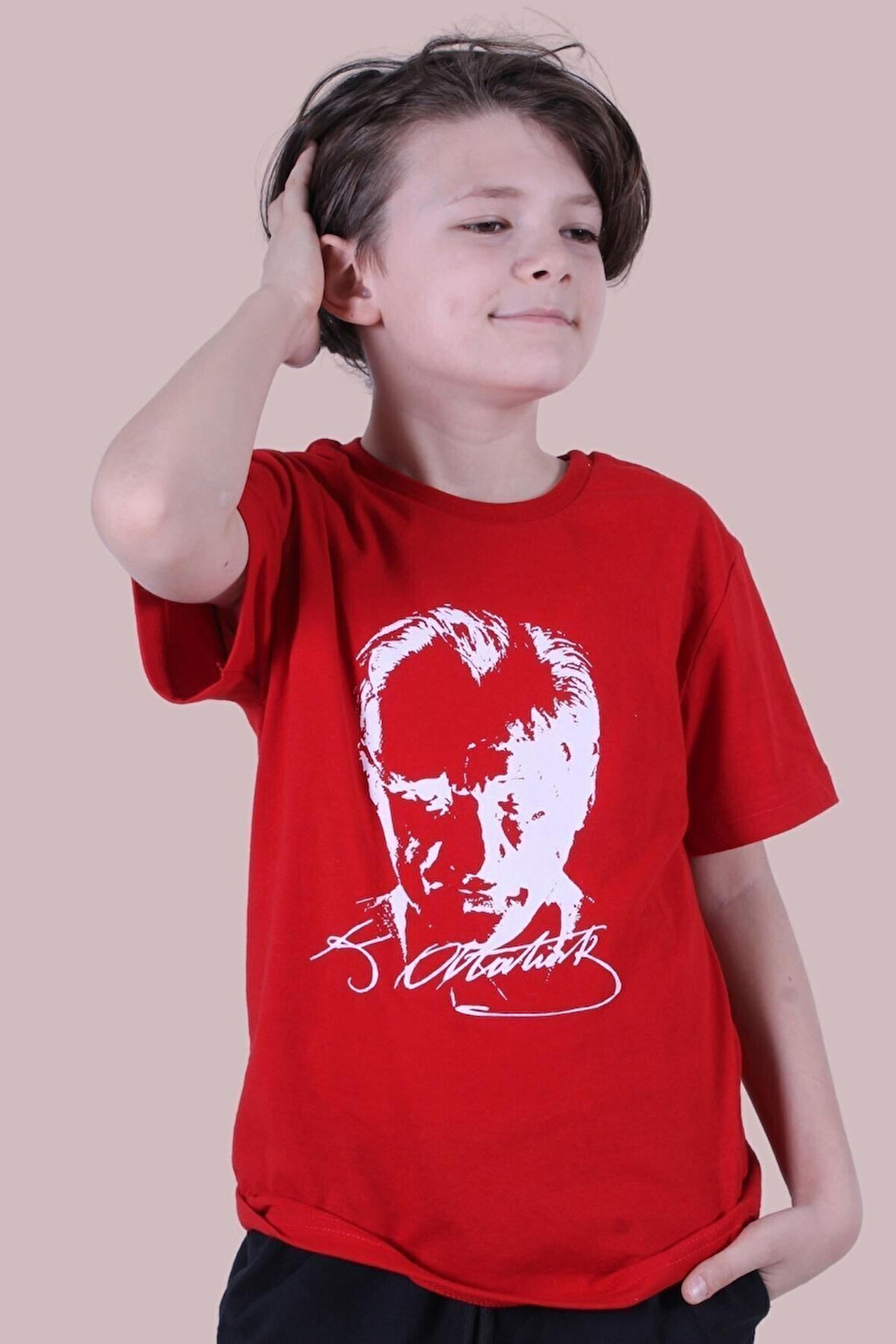 Imzalı Atatürk Baskılı Unisexs T-shırt
