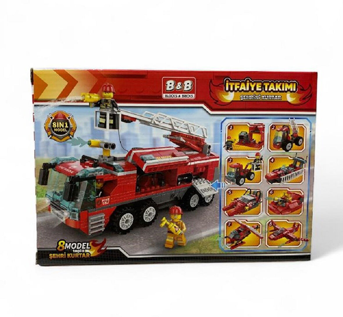 87  Parça İtfaiye Takımı Lego Seti 4246