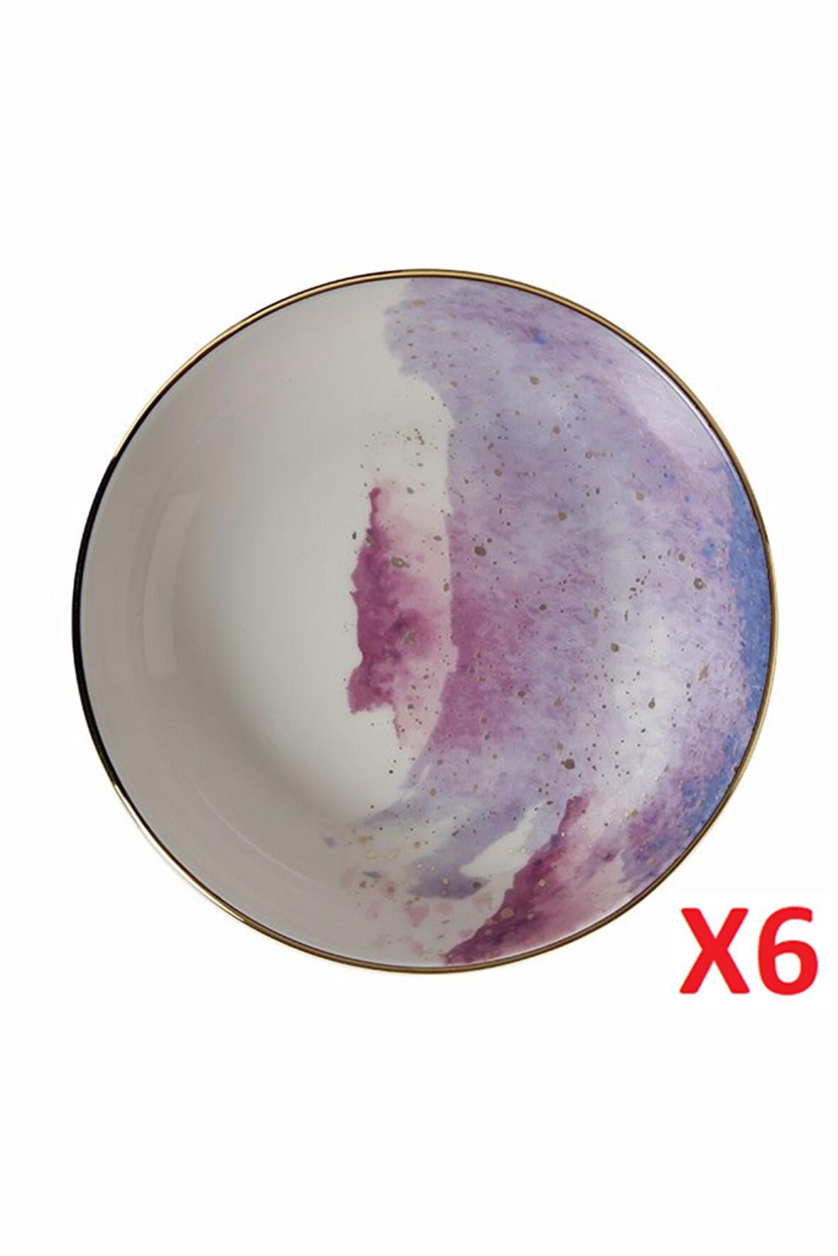 Porland Cosmos Desen Kase 17cm 6'lı 04ALM003447