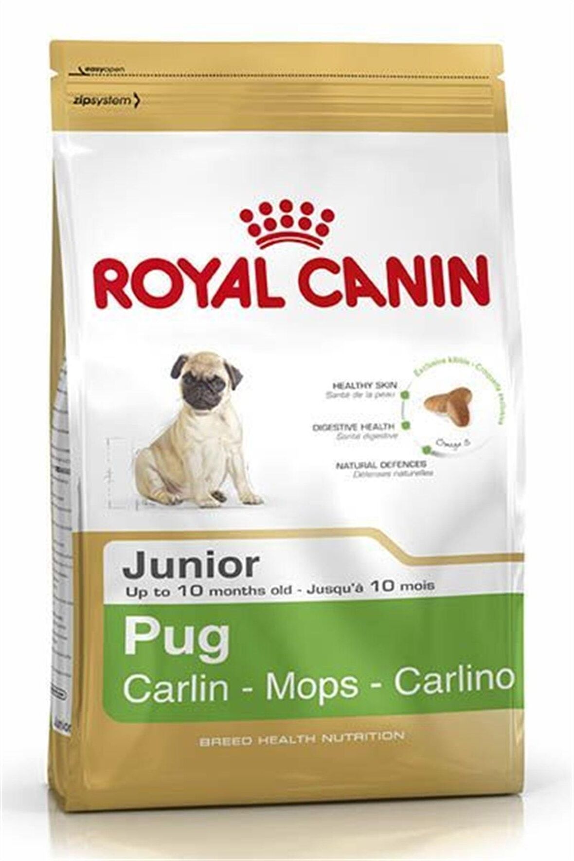 Royal Canin Tavuklu Pug Irkı Yavru Kuru Köpek Maması 1.5 kg