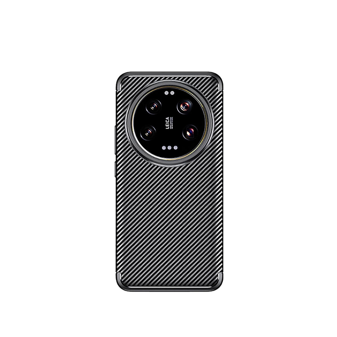 Xiaomi 15 Ultra Uyumlu Kılıf Karbon Tasarımlı Negro Silikon Kapak
