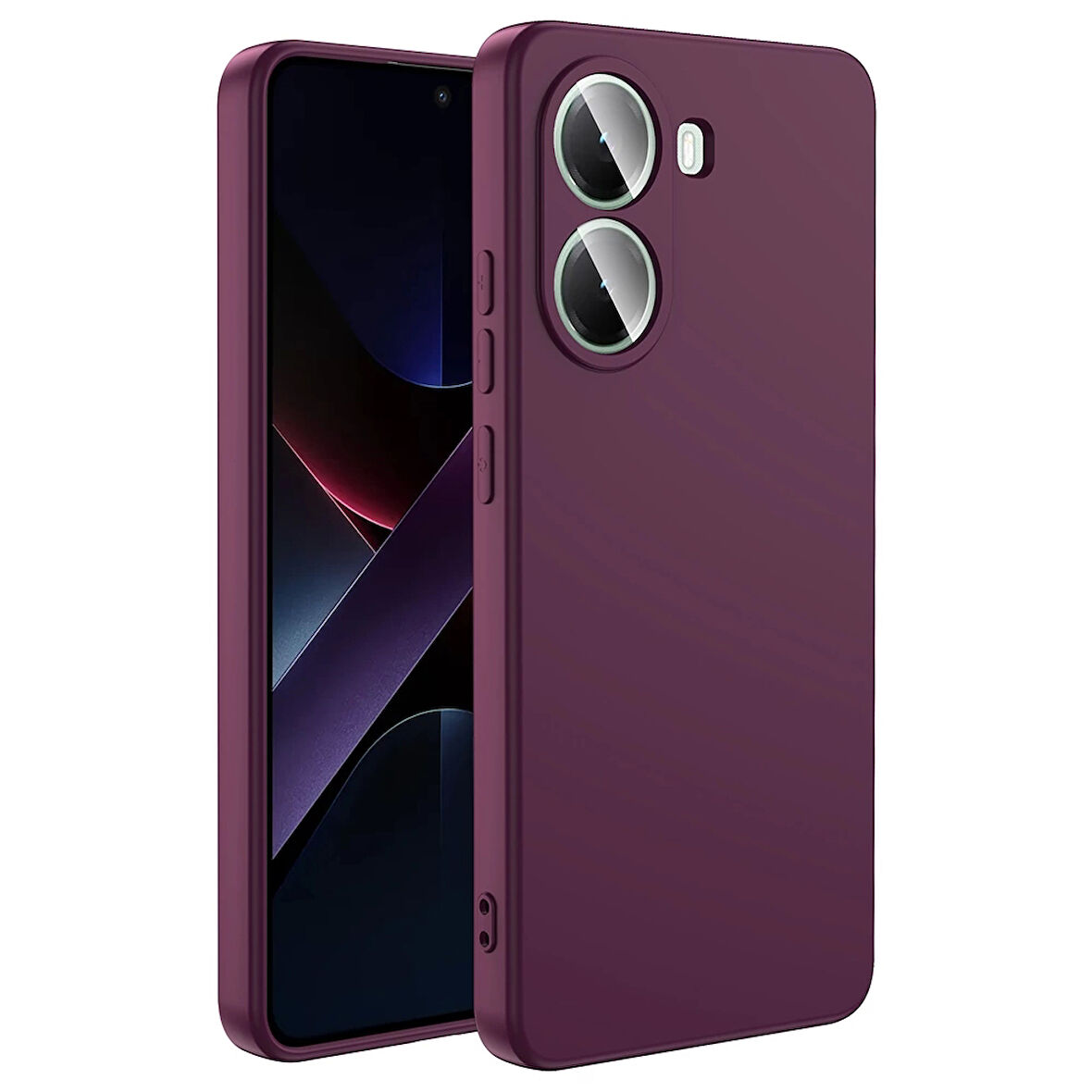 Xiaomi Poco X7 Pro Uyumlu Kılıf İç Yüzeyi Kadife Lansman Kapak