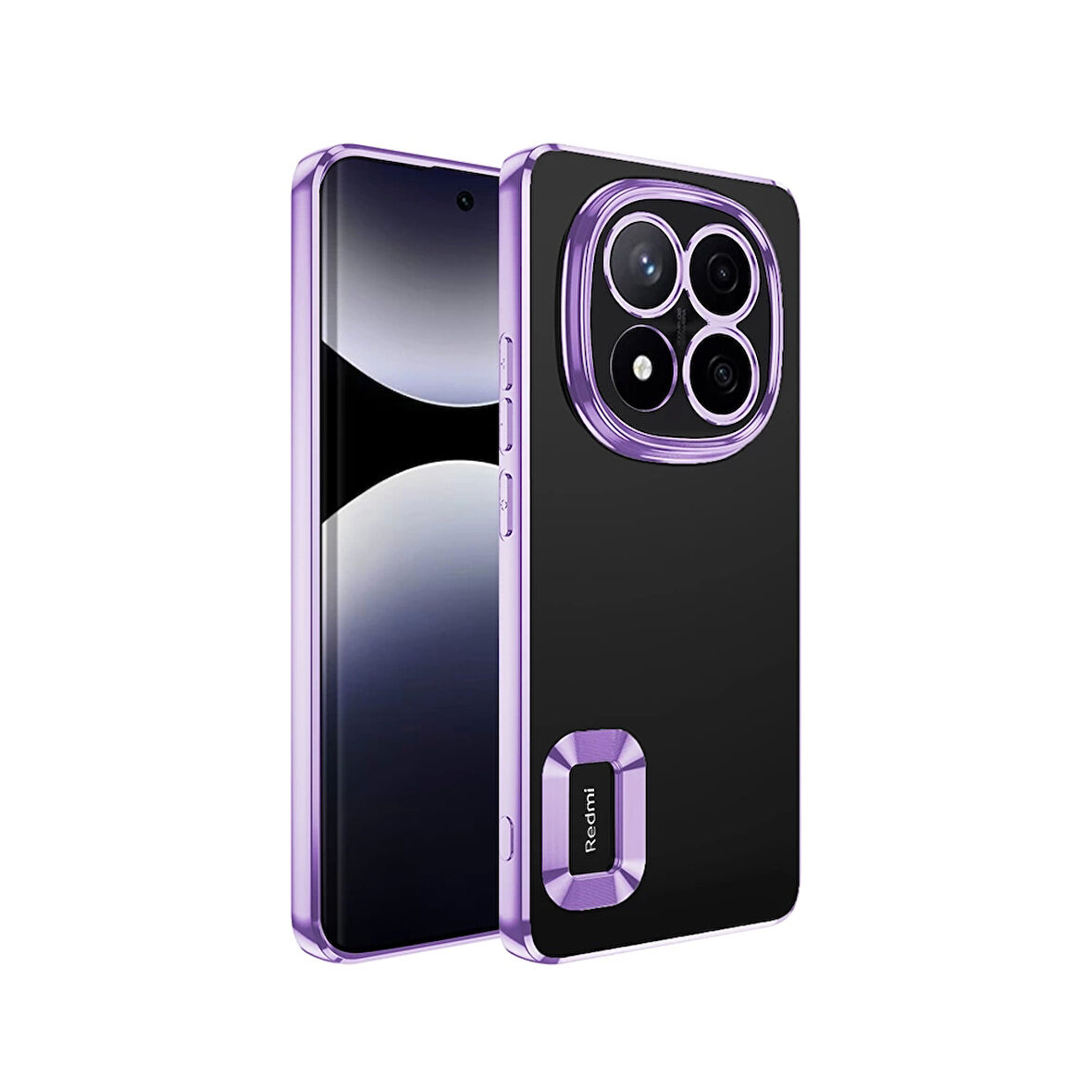 Xiaomi Poco X7 Kılıf Kamera Korumalı Logo Gösteren Zore Omega Kapak
