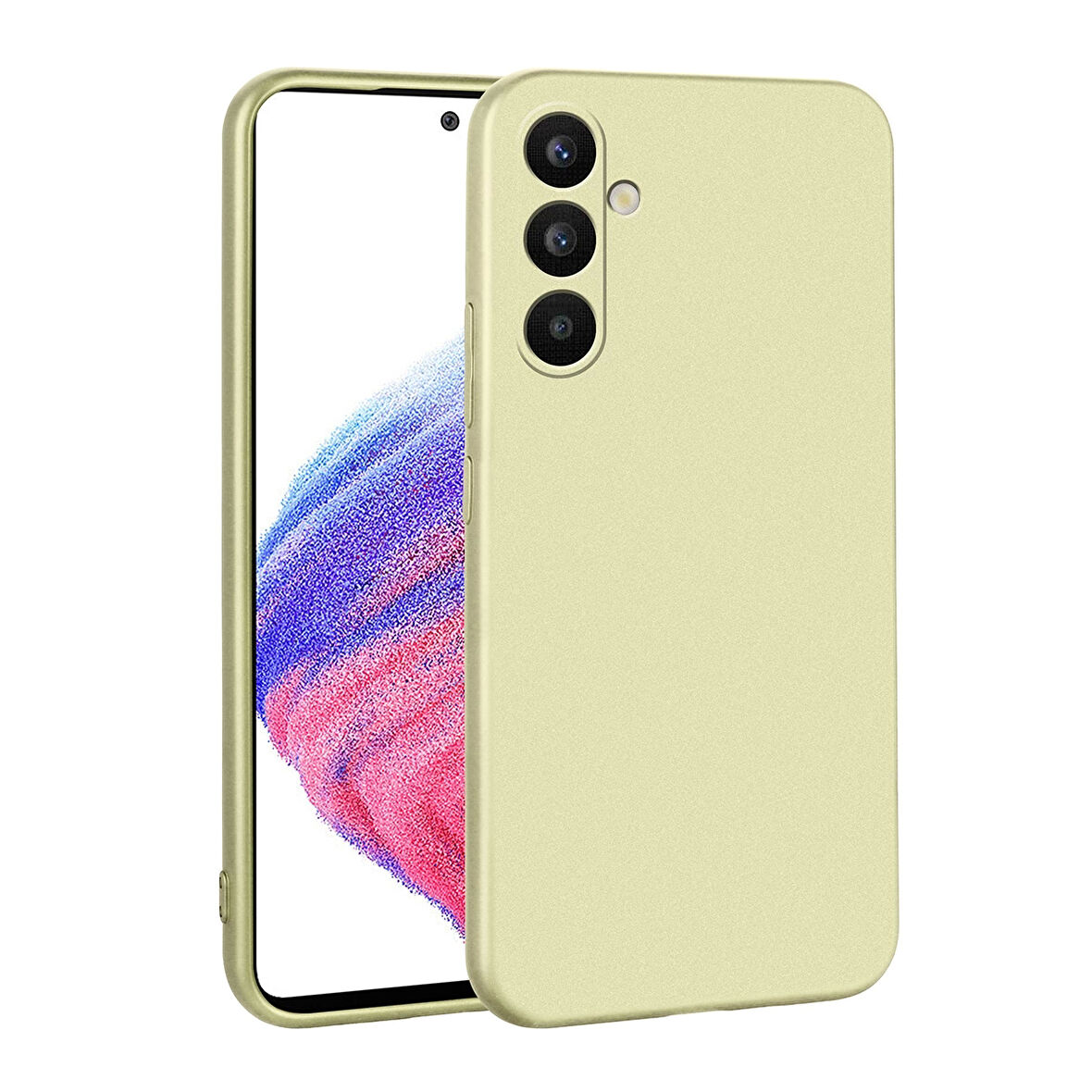 Samsung A34 Uyumlu Kılıf Pürüzsüz Premier Silikon Kapak