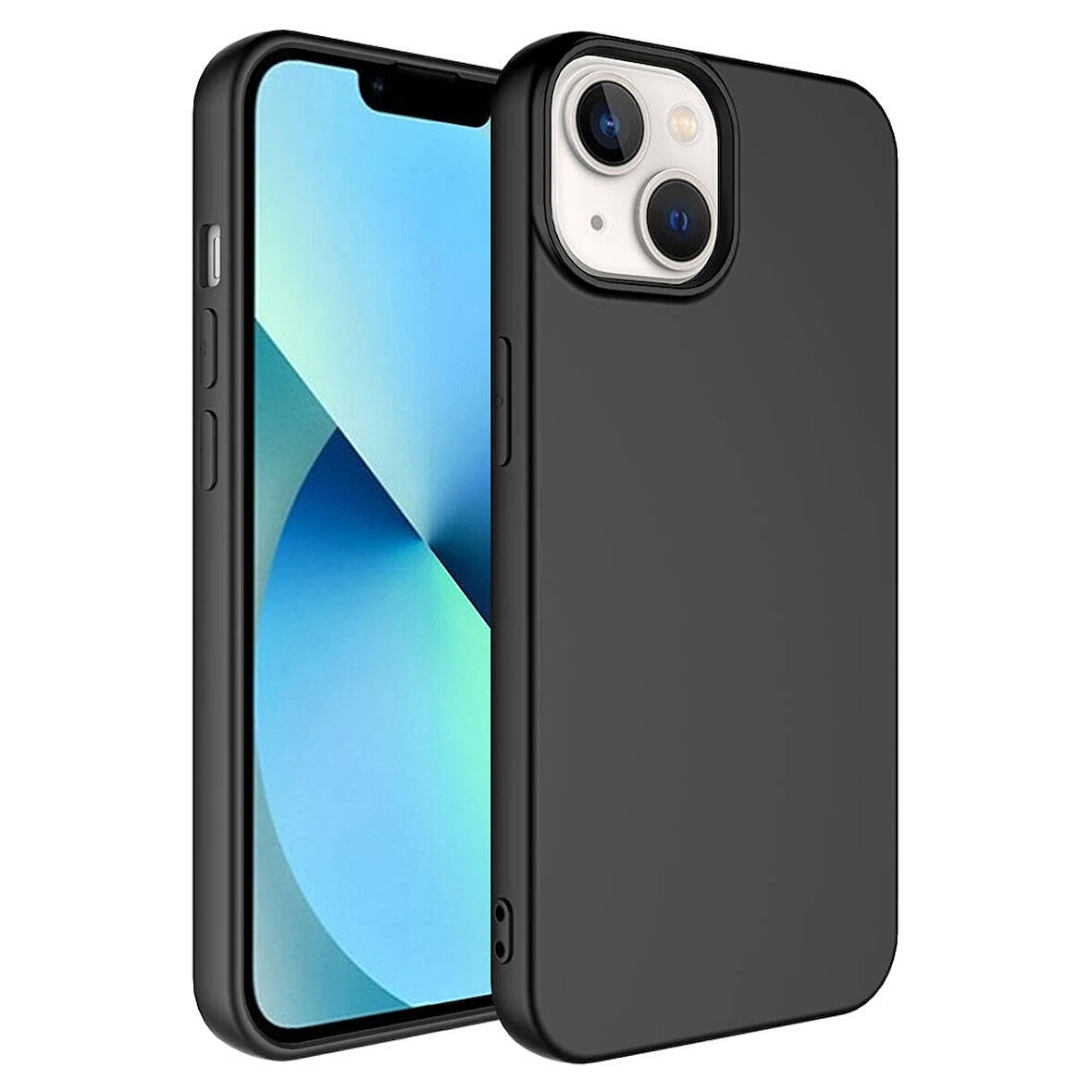 iPhone 14 Uyumlu Kılıf İç Yüzeyi Kadife LSR Lansman Kapak