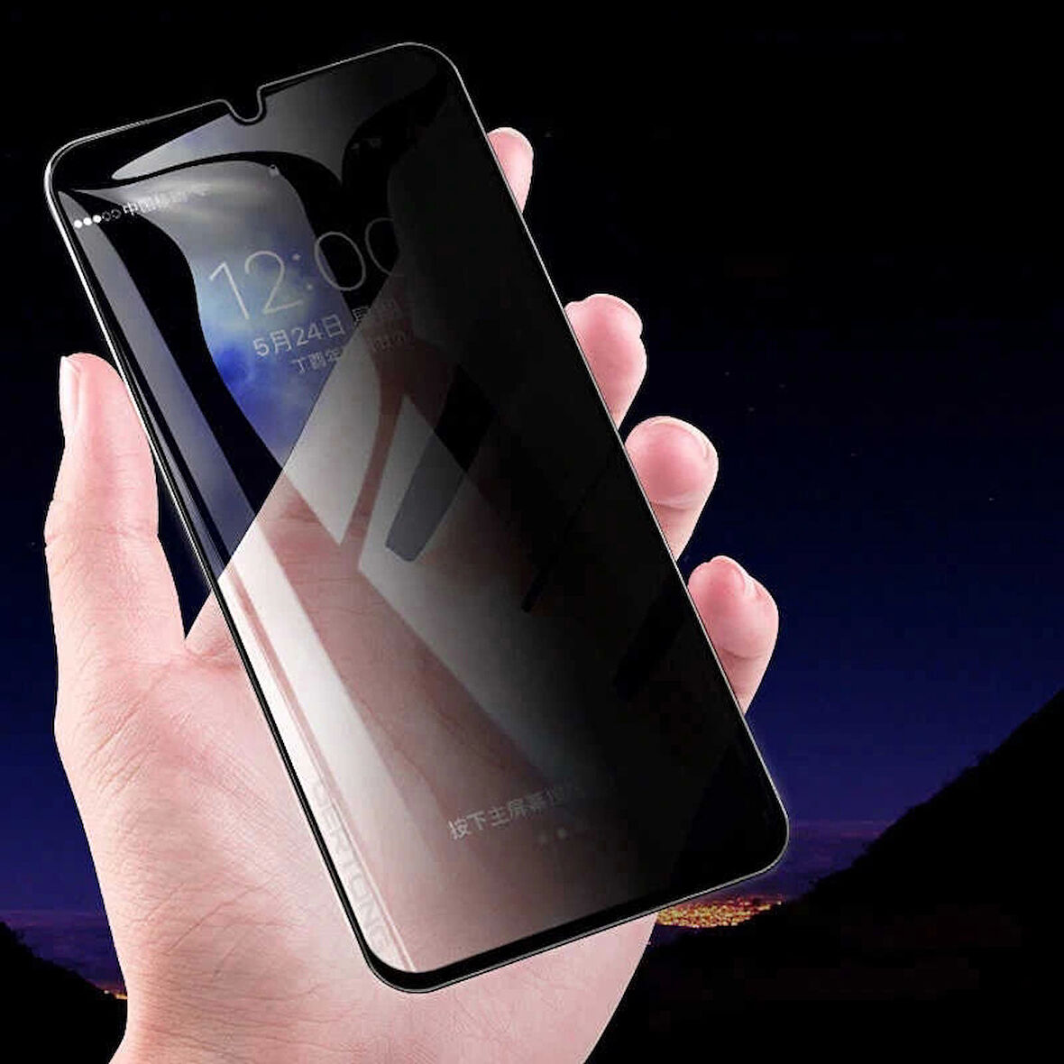 Galaxy A56 Uyumlu New 5D Privacy Temperli Hayalet Ekran Koruyucu