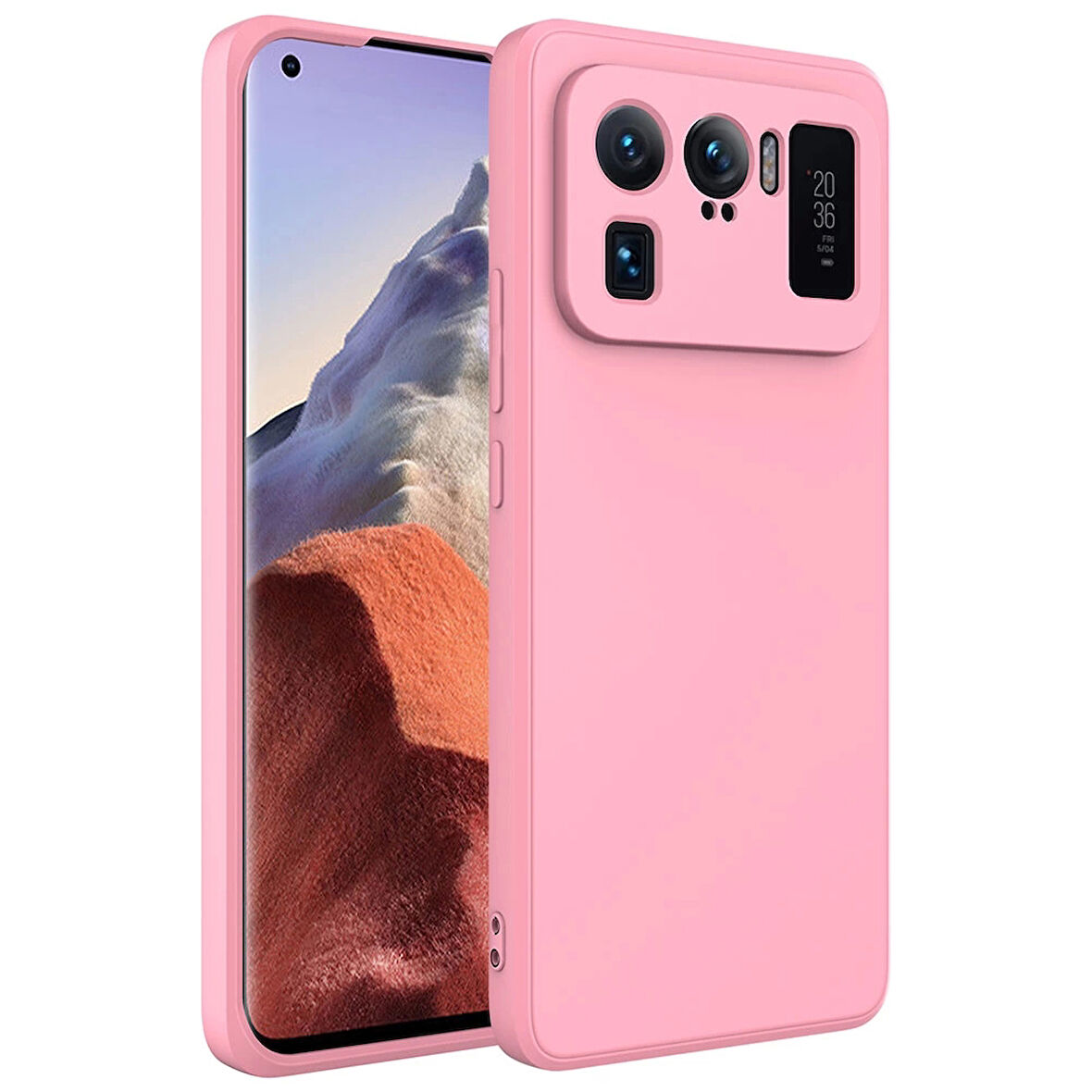Xiaomi Mi 11 Ultra Uyumlu Kılıf İç Yüzeyi Kadife Lansman Kapak