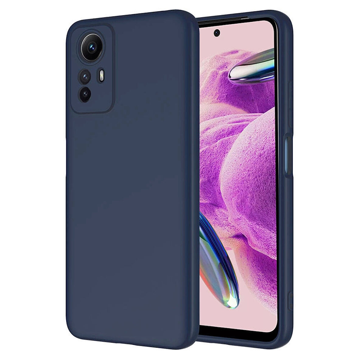 Xiaomi Redmi Note 12S Uyumlu Kılıf İç Yüzeyi Kadife Lansman Kapak