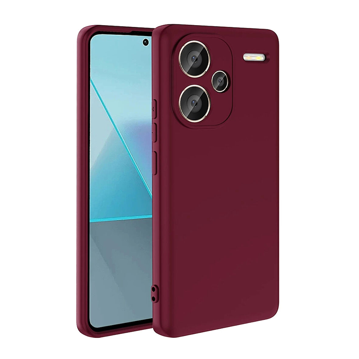 Xiaomi Redmi Note 13 Pro Plus 5G Uyumlu Kılıf Kadife İç Yüzey Lansman Kapak