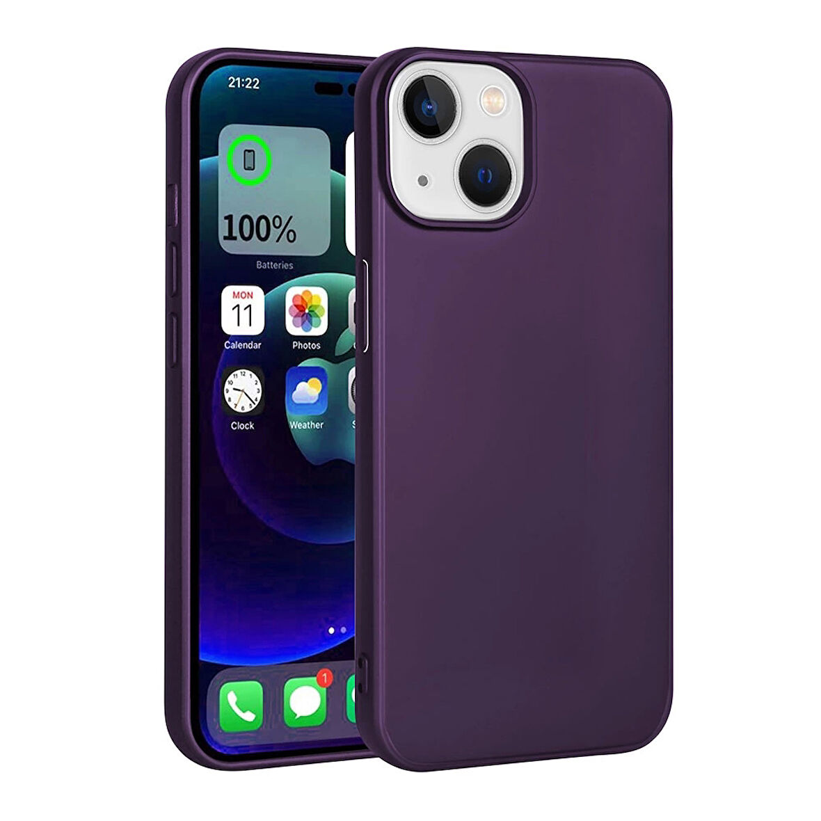 iPhone 15 Plus Uyumlu Kılıf Pürüzsüz Premier Silikon Kapak