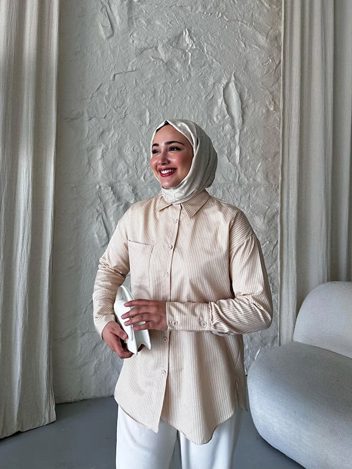 Lumia Tesettür Gömlek TNS-4138