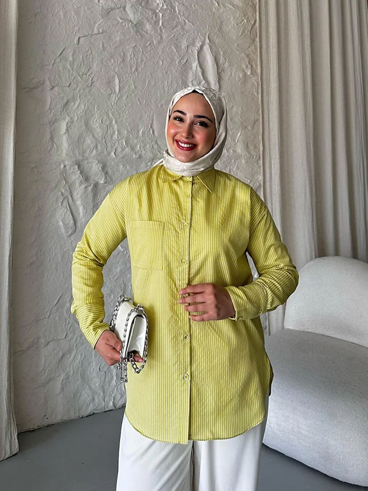 Lumia Tesettür Gömlek TNS-4138