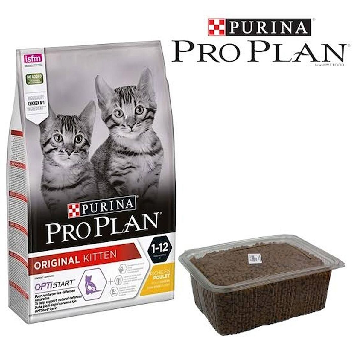 PURINA PRO PLAN KITTEN YAVRU KEDİ MAMASI 1 KG ŞEFFAF SIZDIRMAZ PAKET