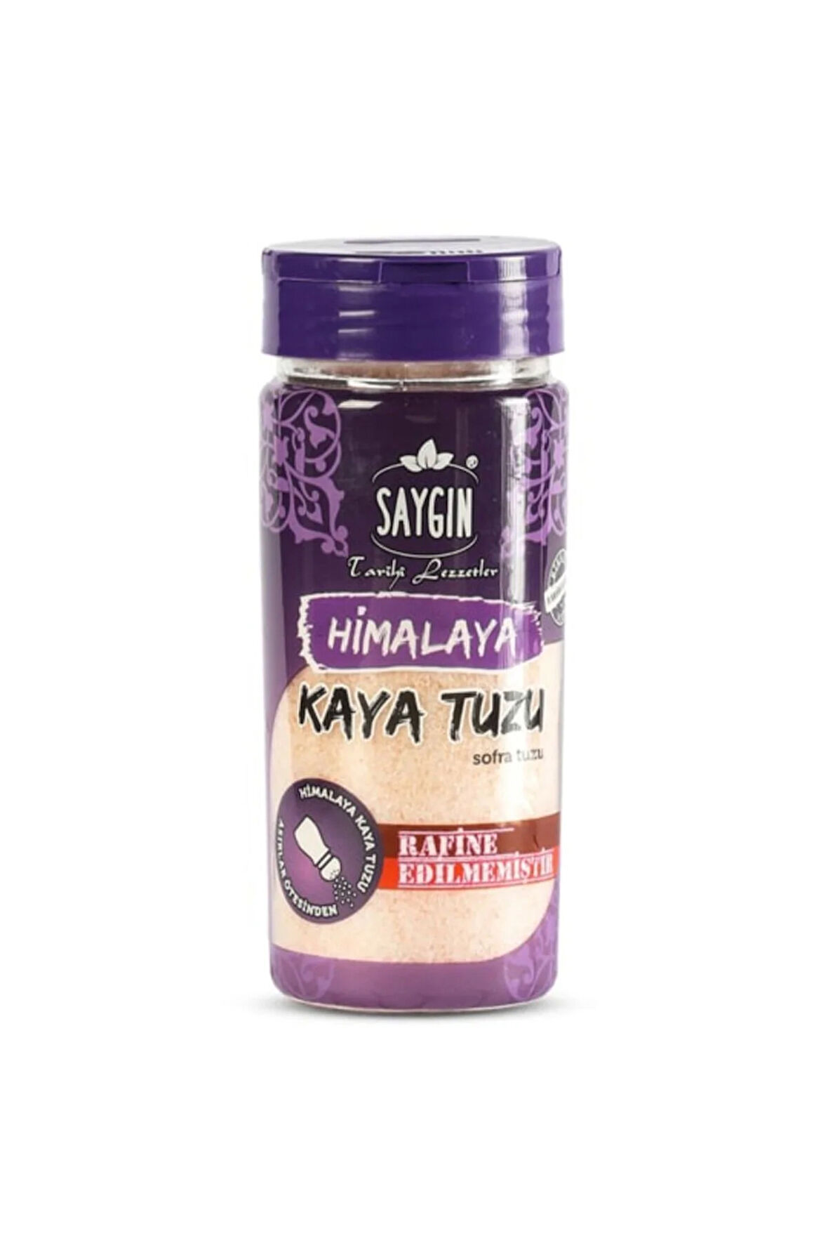 SAYGIN Himalaya Kaya Tuzu Doğal Sofralık Tuz Tuzluklu 250 Gr