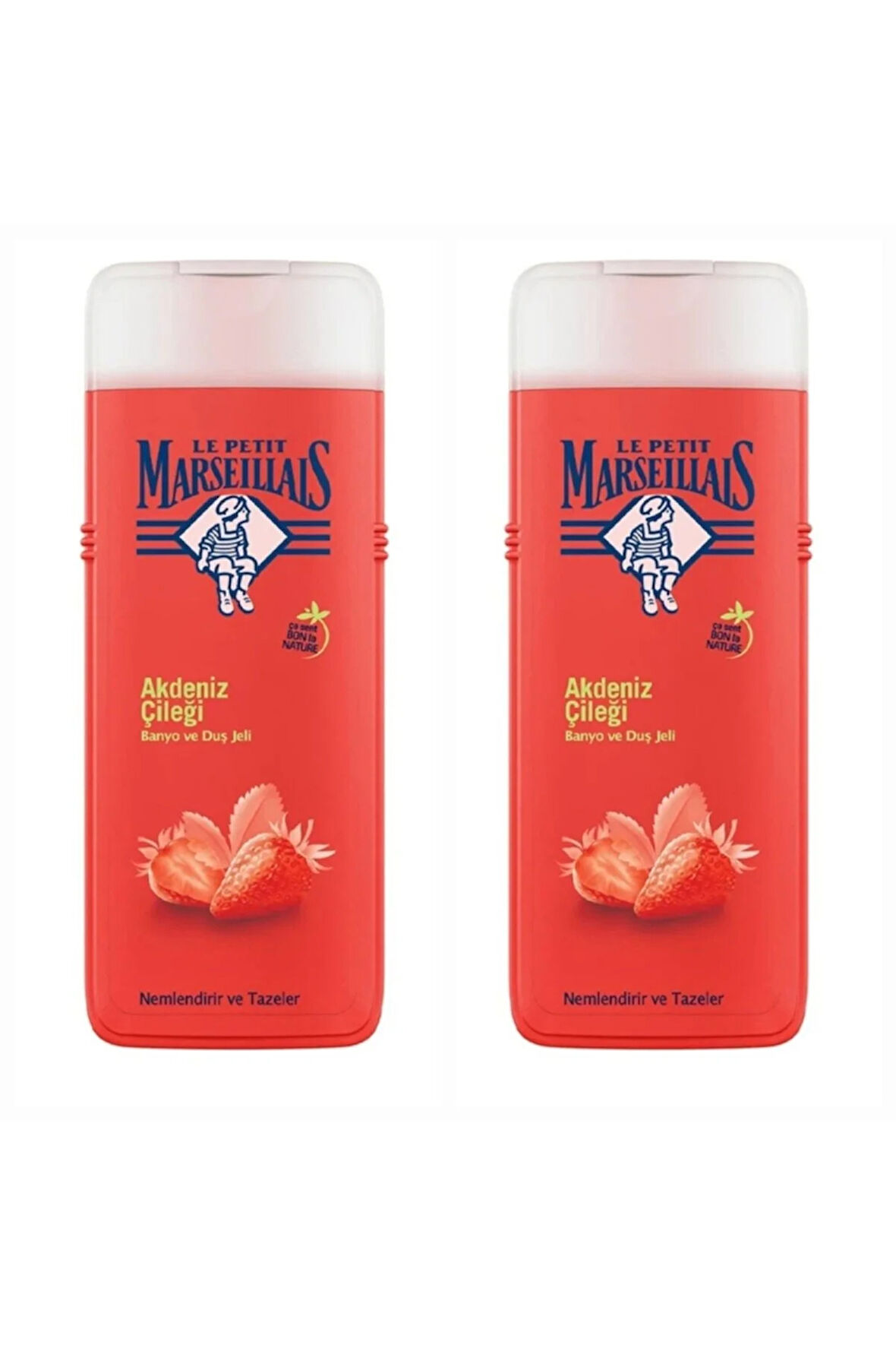 2 Adet Le Petit Marseillais Akdeniz Çileği Banyo ve Duş Jeli 400ml