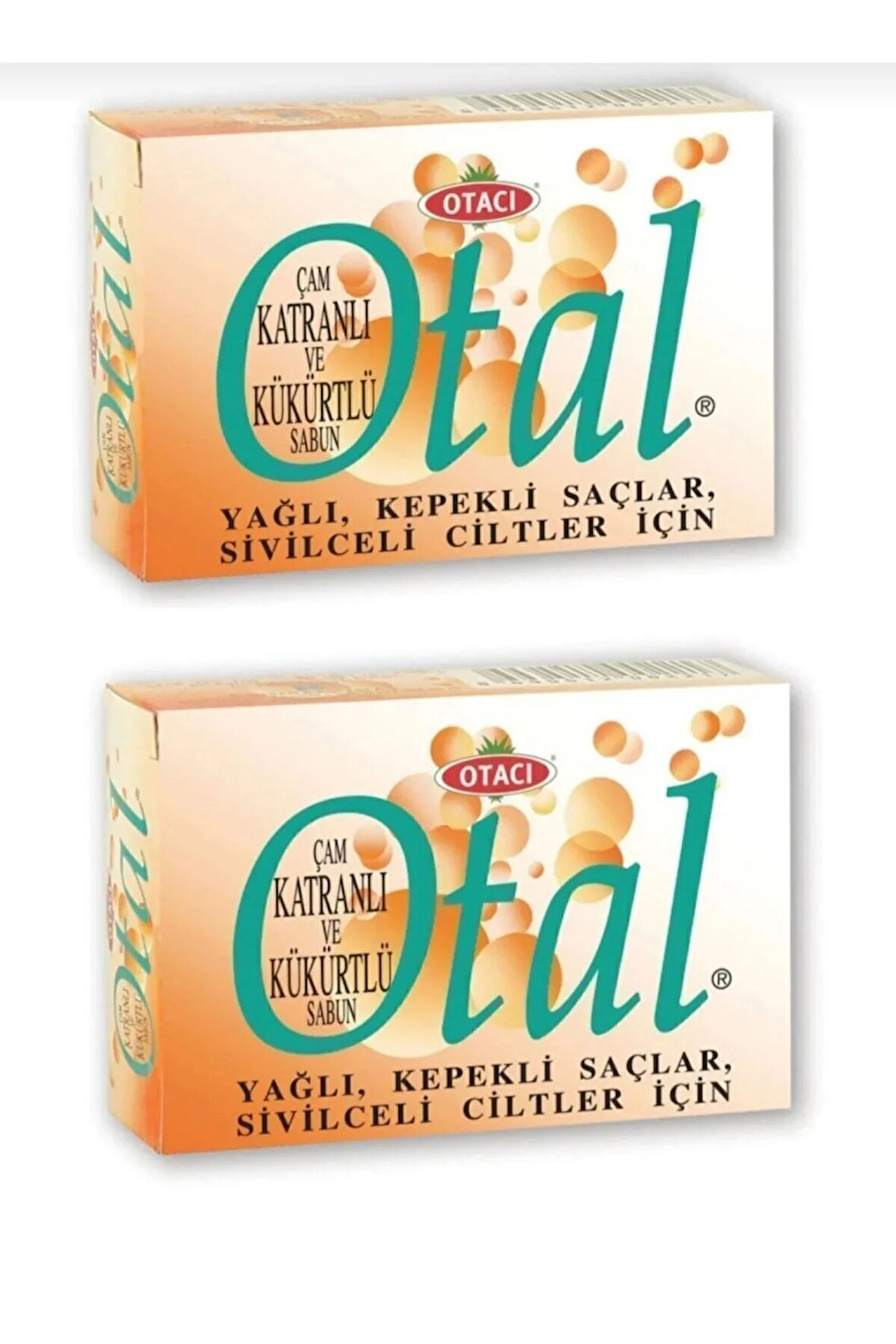 2 Adet Otacı Otal Çam Katranlı Kükürtlü Sabun 80 gr 2 adet Doğal Sabun