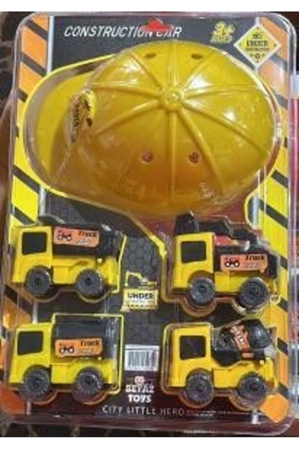 KASKLI İNŞAAT SET EĞLENCELİ SET