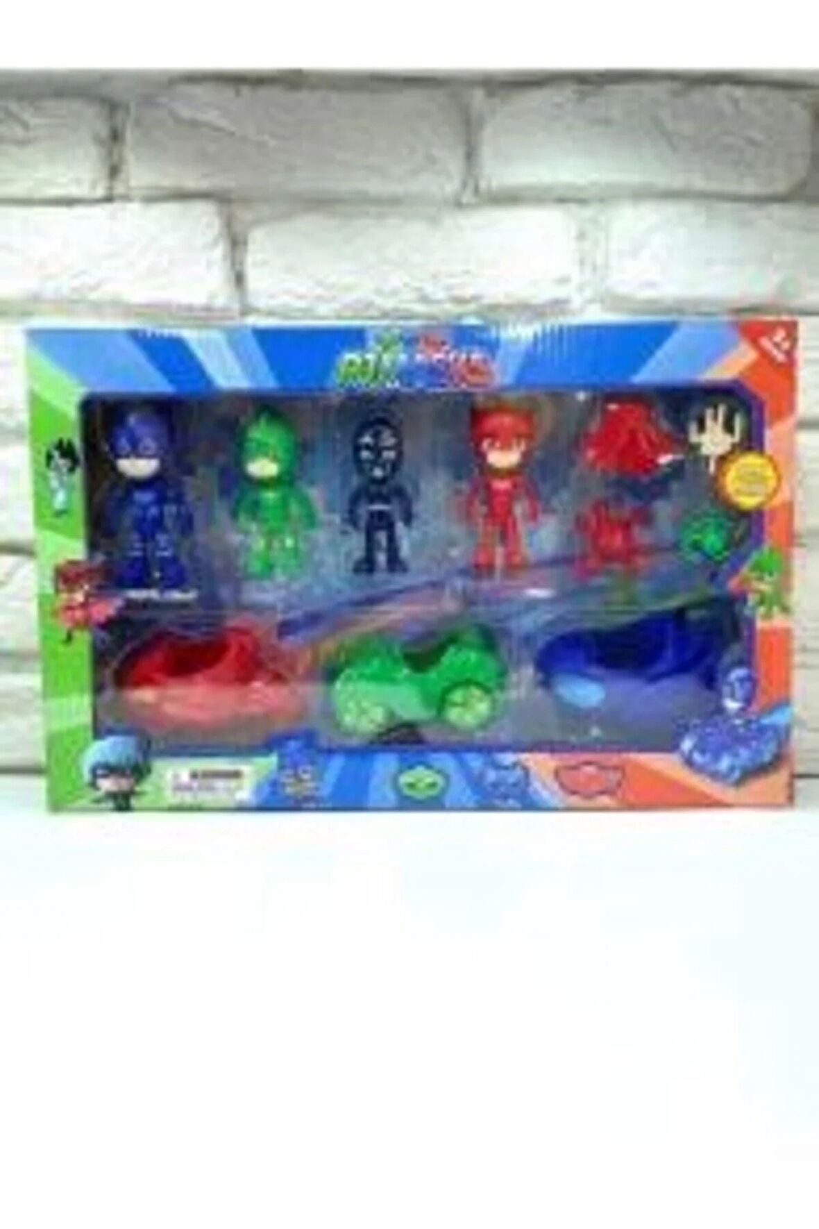 4'Lü ARABALI PİJAMASKELİ KAREKTER FİGÜR