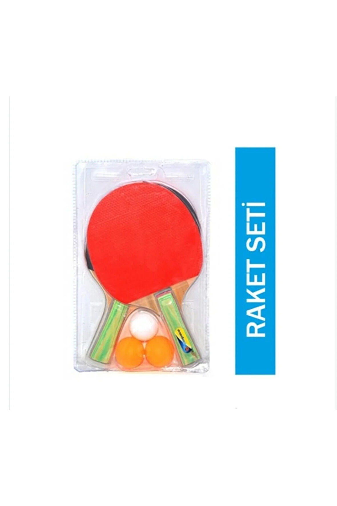 Masa Tenisi Raket Seti 2 Adet Raket 3 Adet Masa Tenisi Topu