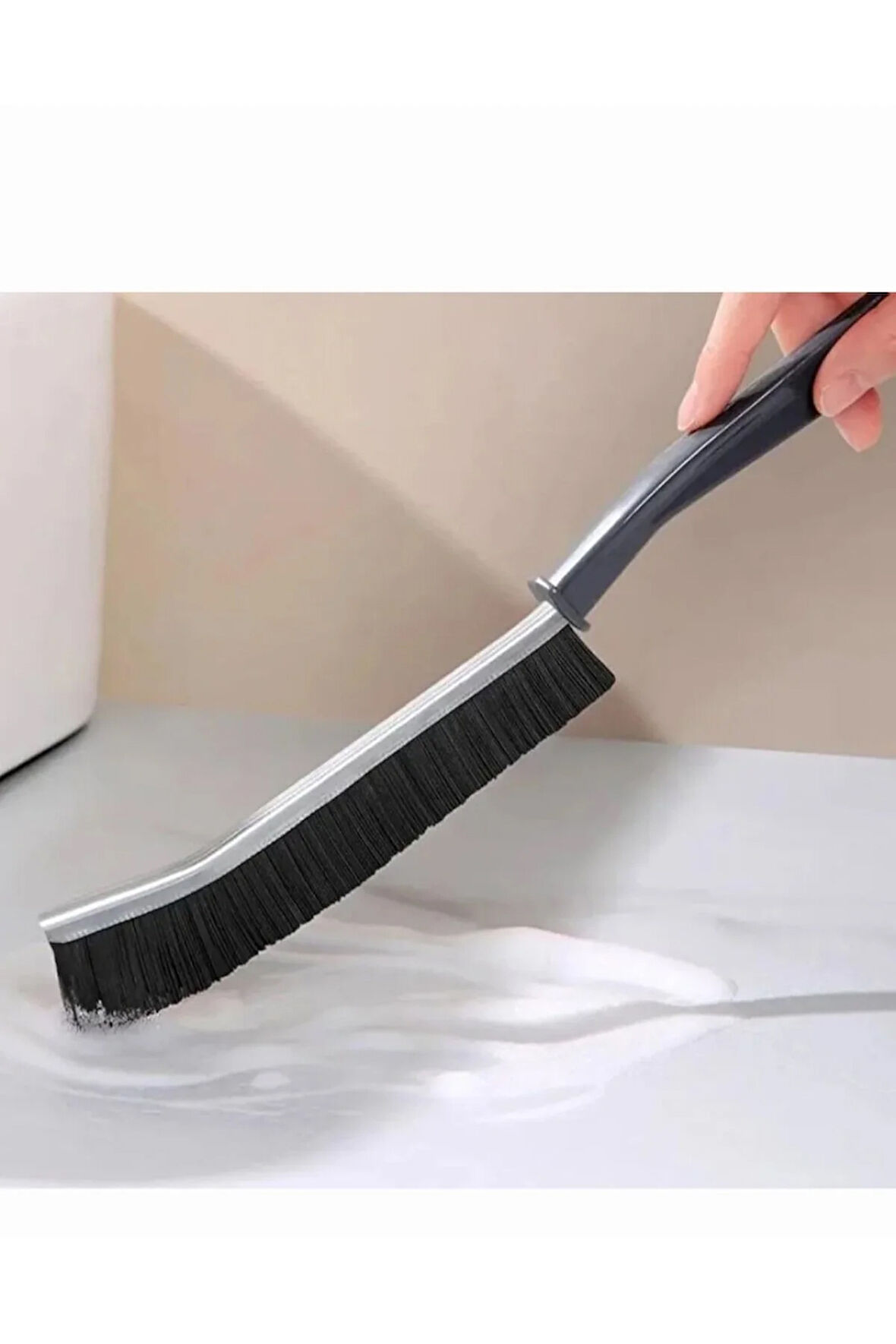 2 Adet Çok Amaçlı İnce Temizlik Fırçası Derz Arası Mutfak Banyo Lavabo Fırçası