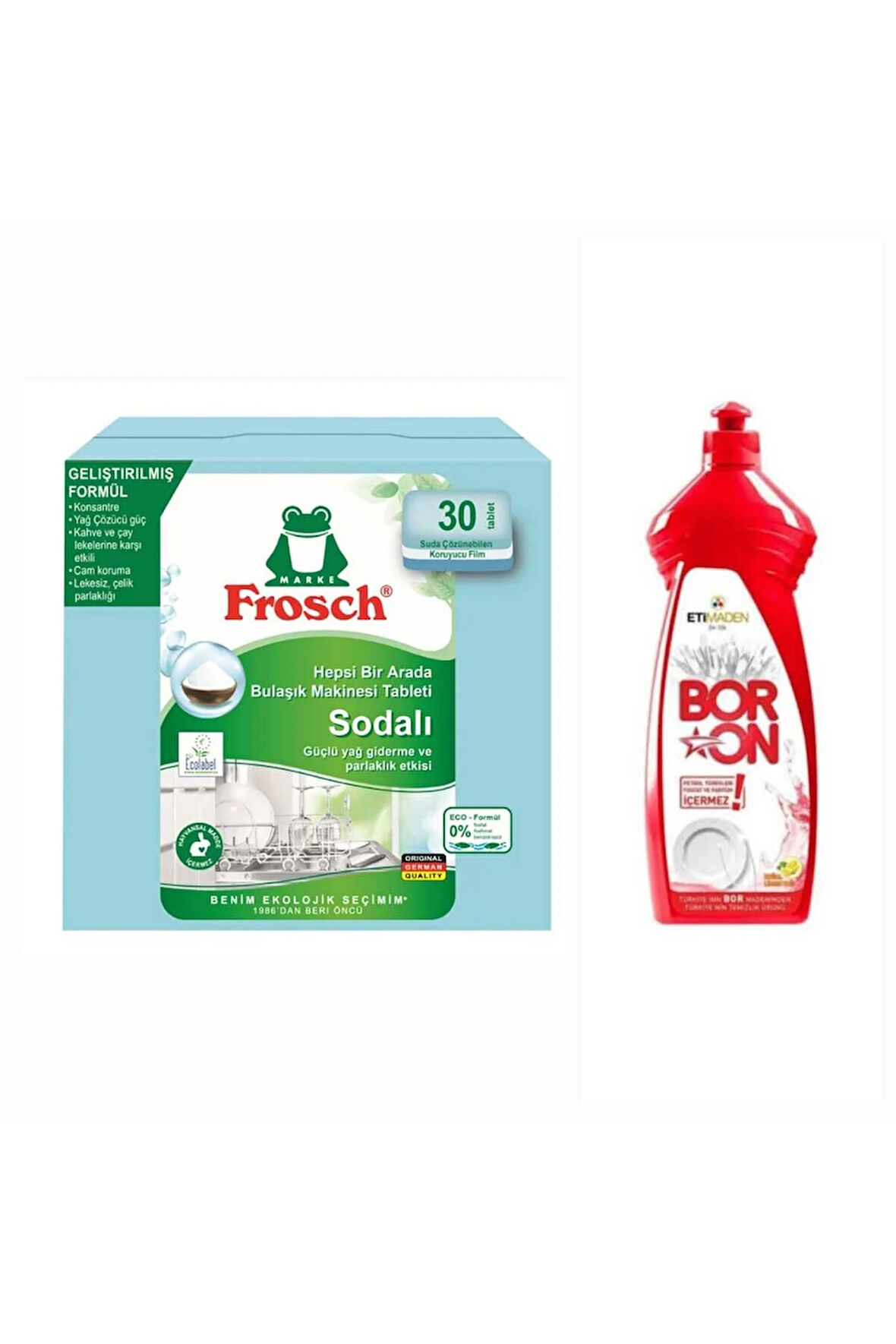 DOĞAL ORGANİK ve VEGAN BULAŞIK DETERJANI SETİ 6