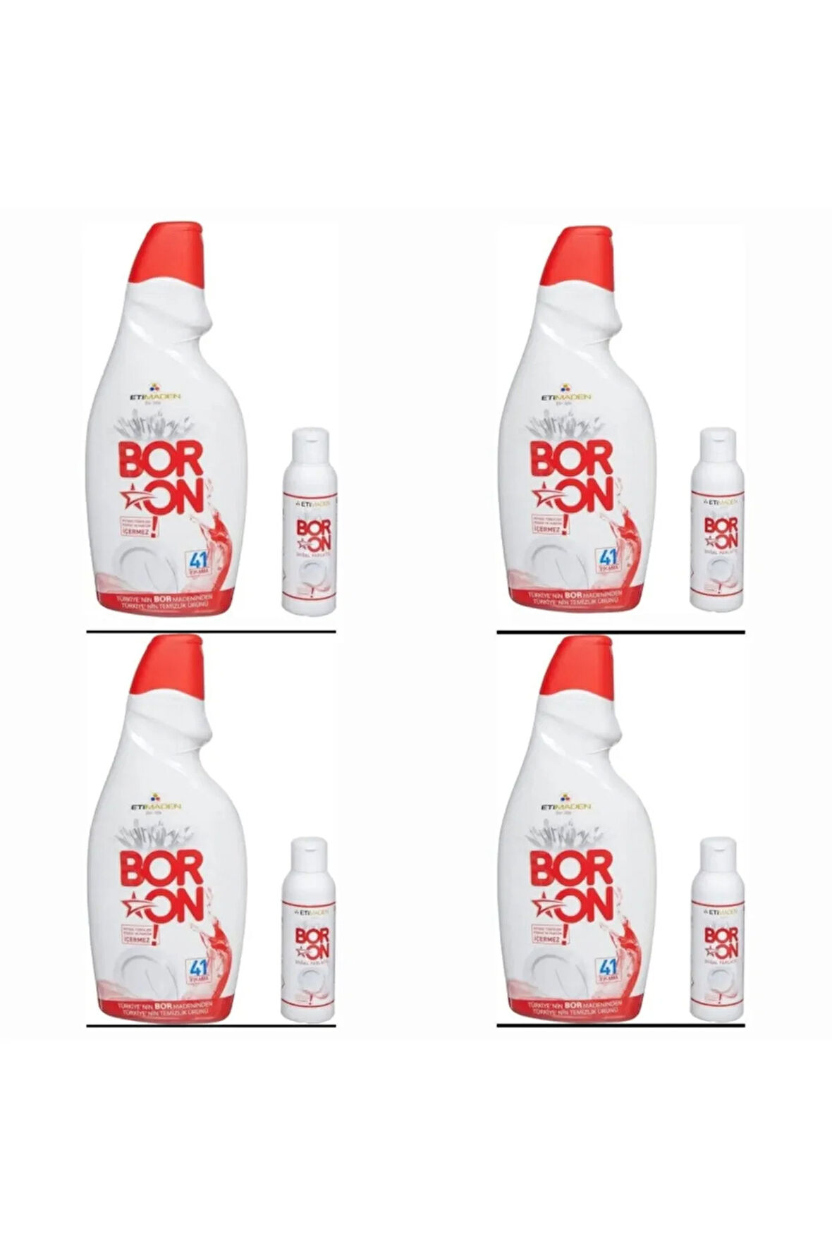 Doğal Bulaşık Makinesi Deterjanı 4 Adet 4*41 Yıkama Ve 4 Adet Parlatıcı.