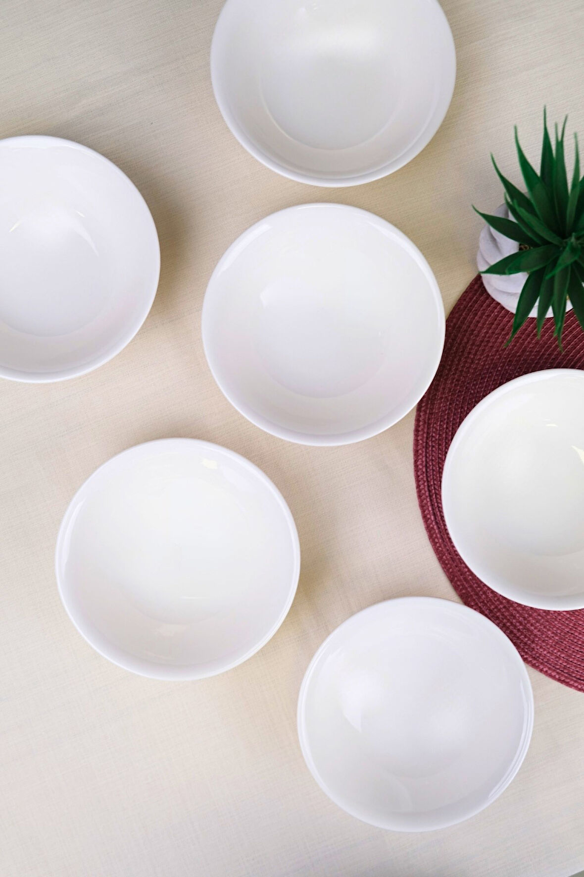 Tabak Evi Porselen Chic Kase 16cm 420cc 6 LI