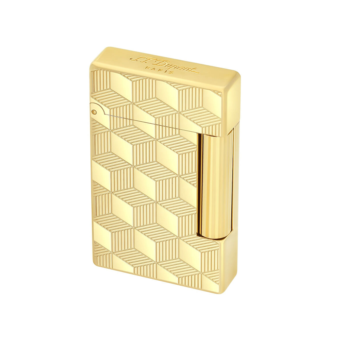 St Dupont Initial Guilloche Gold Çakmak 20841