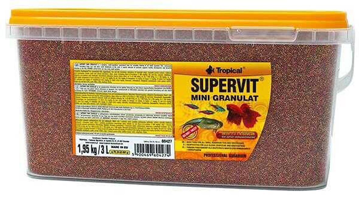 Tropical Supervit Mini Granulat 100gr (Açık ) Kilitli Poşette Gönderilir  Skt: 01/2027