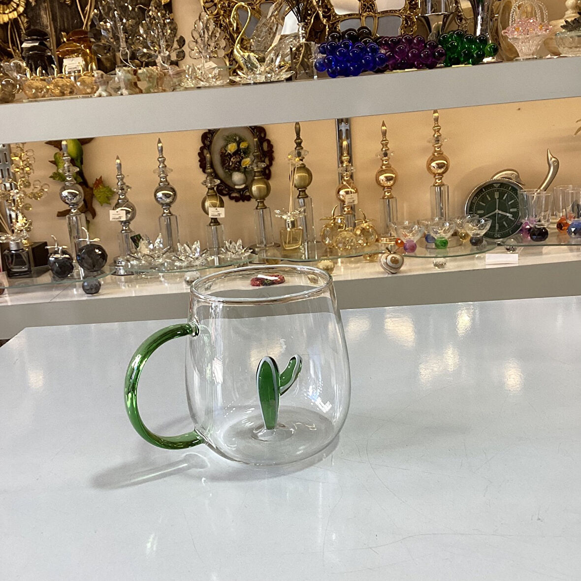 İçi Figürlü Cam Bardak
