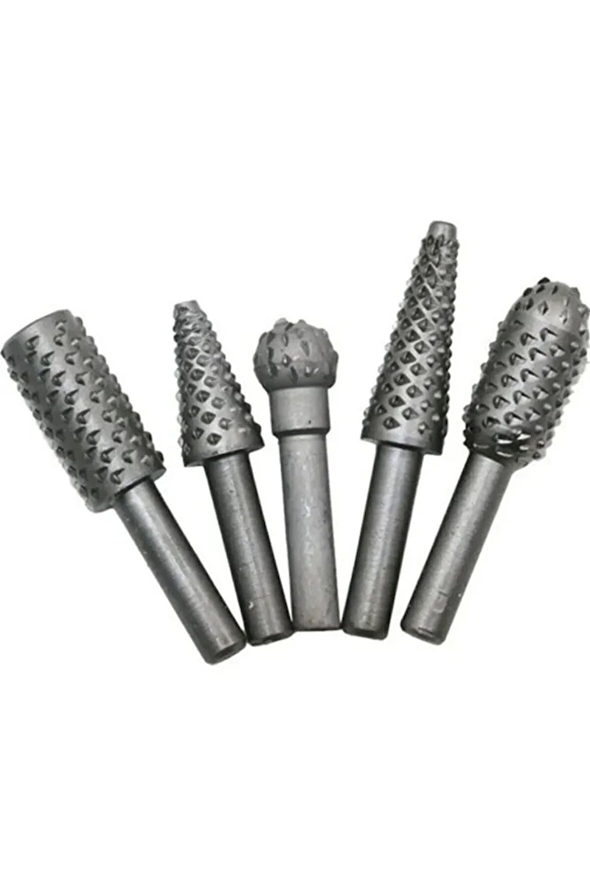 5 Parça Döner Törpü Tahta Ahşap Oyma Hobi Seti Matkap İçin