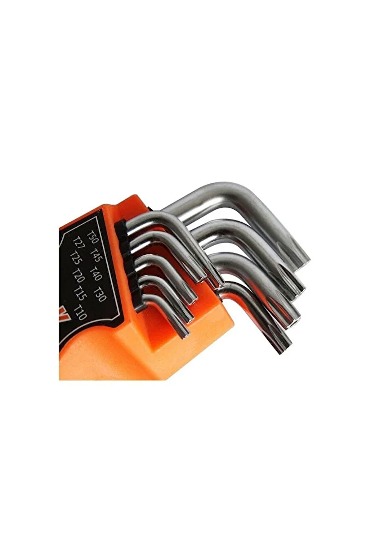 Qtools 9 Parça Çelik Kısa Alyan Takımı Tork Anahtarı Seti Yıldız Uçlu