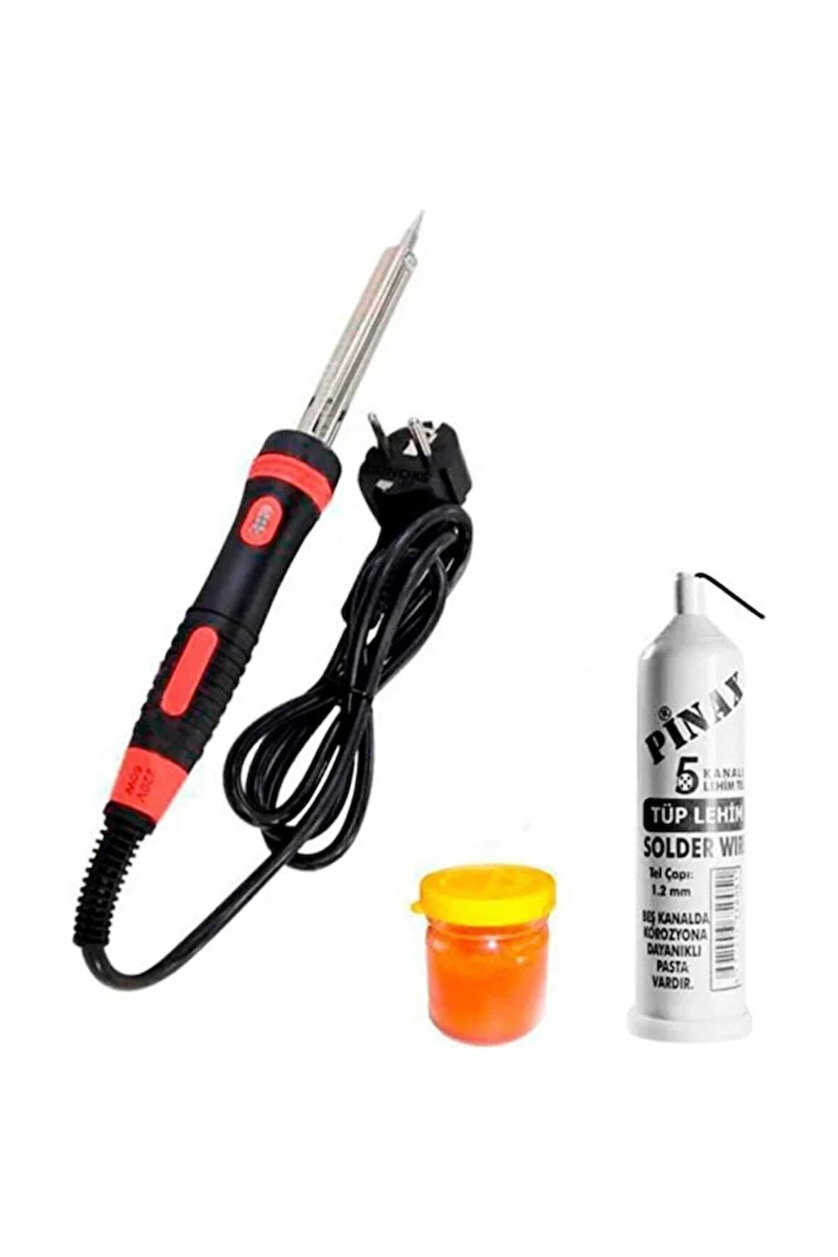 40w Profesyonel Lehim Makinesi Kalem Havya Leyim Teli Pasta