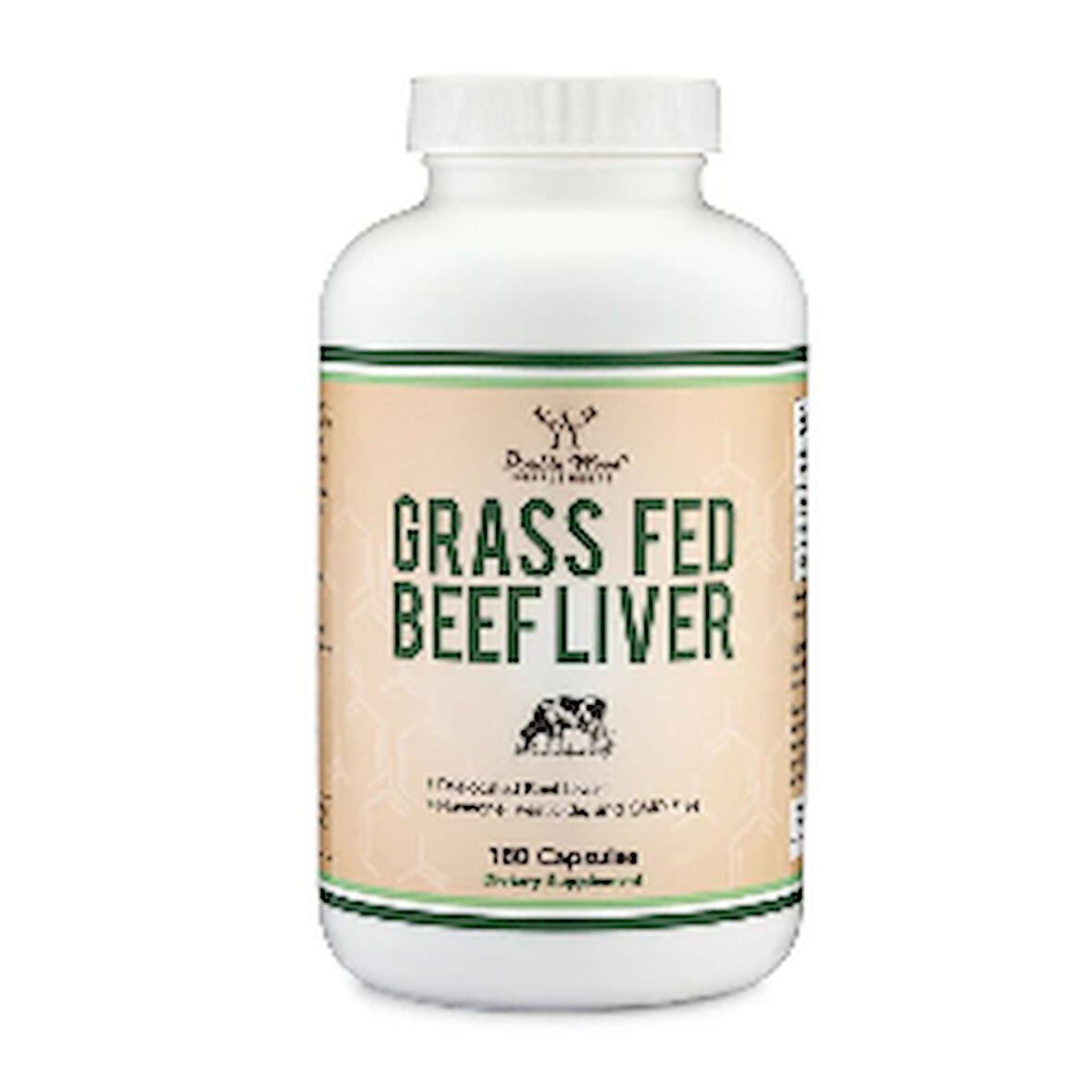 Grass Fed Beef Liver Supplement 180 Veg. Kapsül