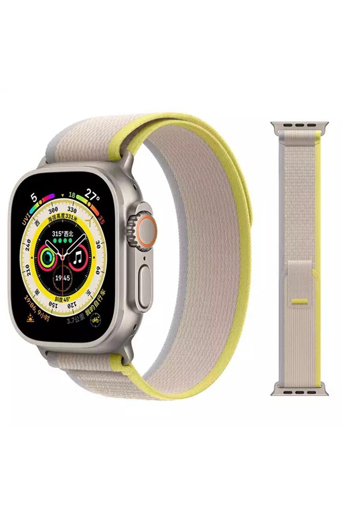 Apple Watch 2 3 4 5 6 7 8 Se Ultra Serisi 42 Mm/ 44 Mm / 45mm /49mm Uyumlu Trail Loop Kordon