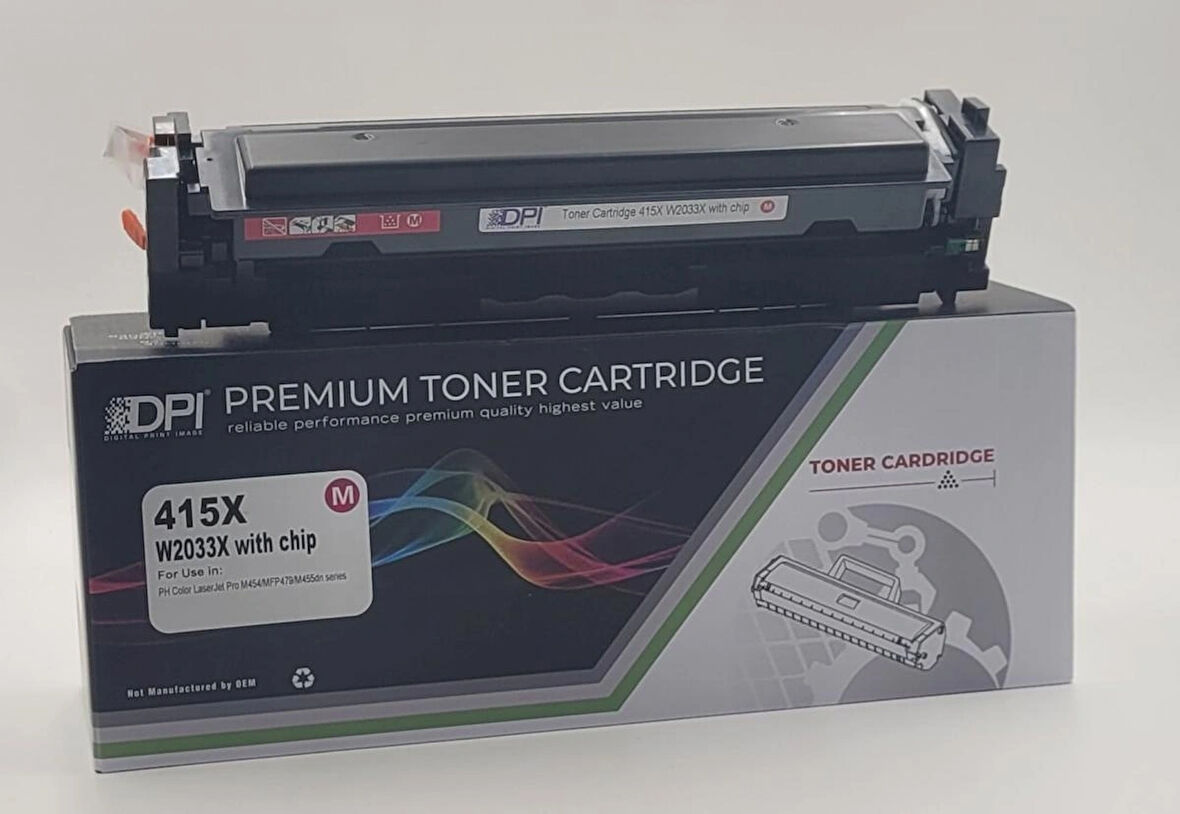 Dpi Toner HP 415X Magenta CHİPLİ Muadil Toner – M454 M479 – 6000 Sayfa