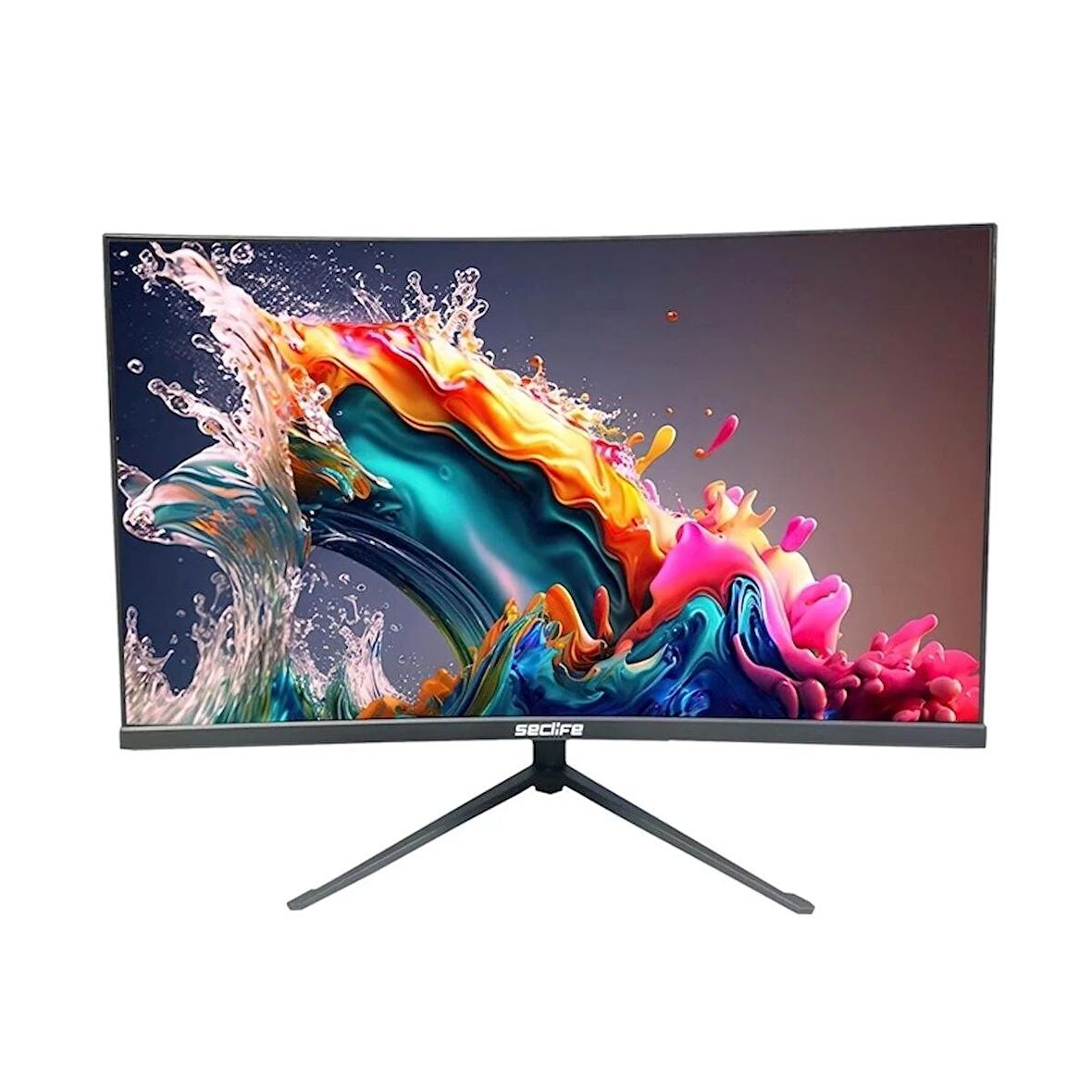 Seclife 23.6" C24075H2 1920*1080 2ms 75Hz VGA HDMI R1800 Curved Led 