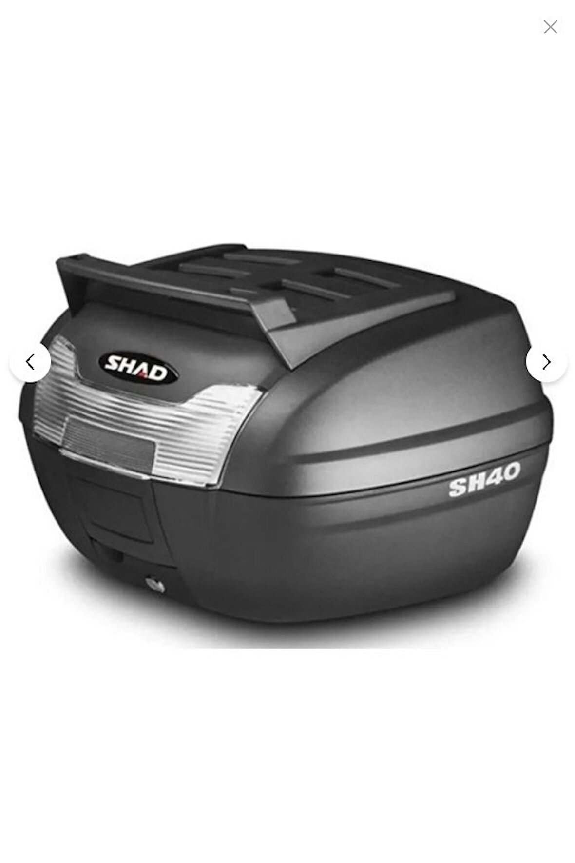 Motosiklet Arka Çanta SH-40 litre Cargo Model Siyah Arka Tur Çantası Topcase