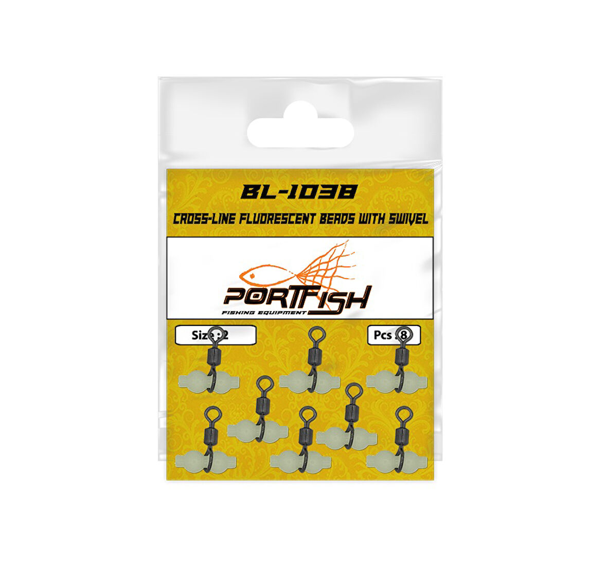 Portfish BL-1038 Üçlü Fosforlu Gezer Fırdöndü No:6